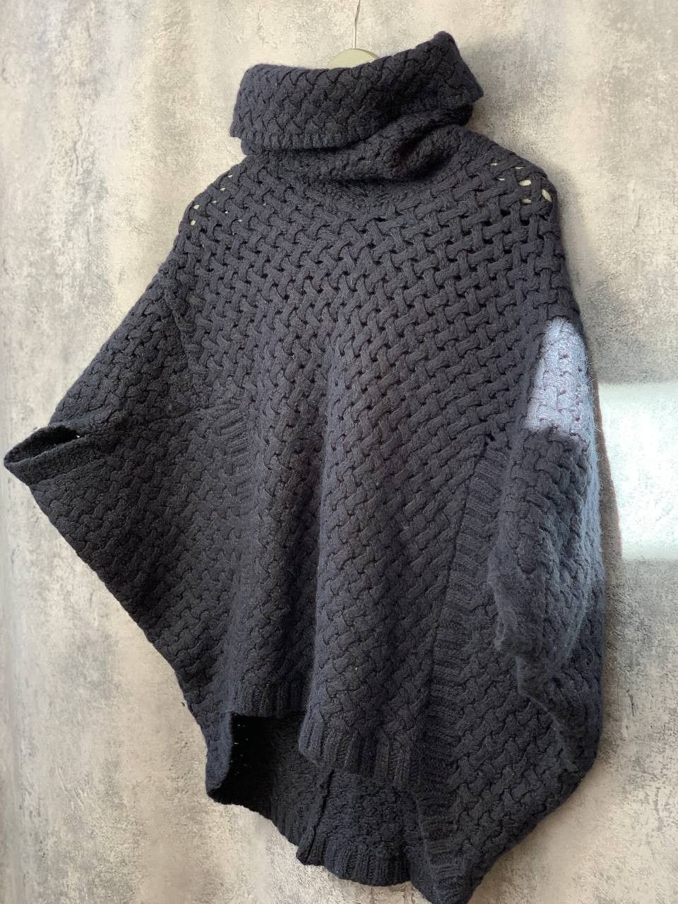 Massimo Dutti Massimo Dutti Turtle Neck KNIT Poncho Sweater Tunic Alpaca Size M / US 6-8 / IT 42-44 - 2 Thumbnail