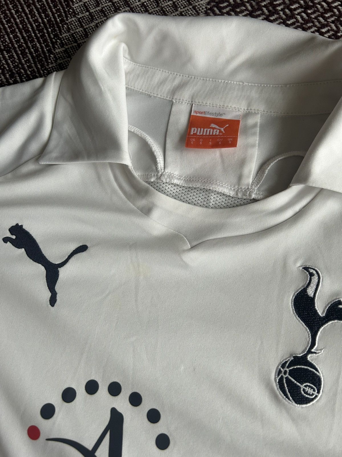 Puma × Vintage Puma Tottenham Hotspurs 2011-12 Home Football Soccer Jersey Size US S / EU 44-46 / 1 - 9 Thumbnail