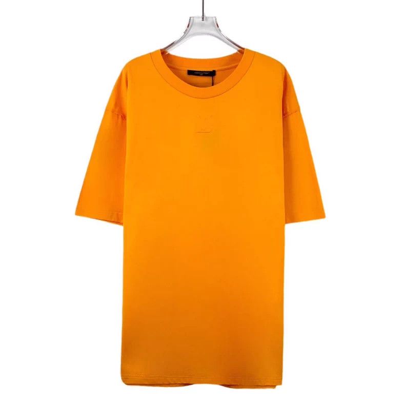 Louis Vuitton Louis Vuitton Orange Logo Cotton T-shirt Size US L / EU 52-54 / 3 - 1 Thumbnail