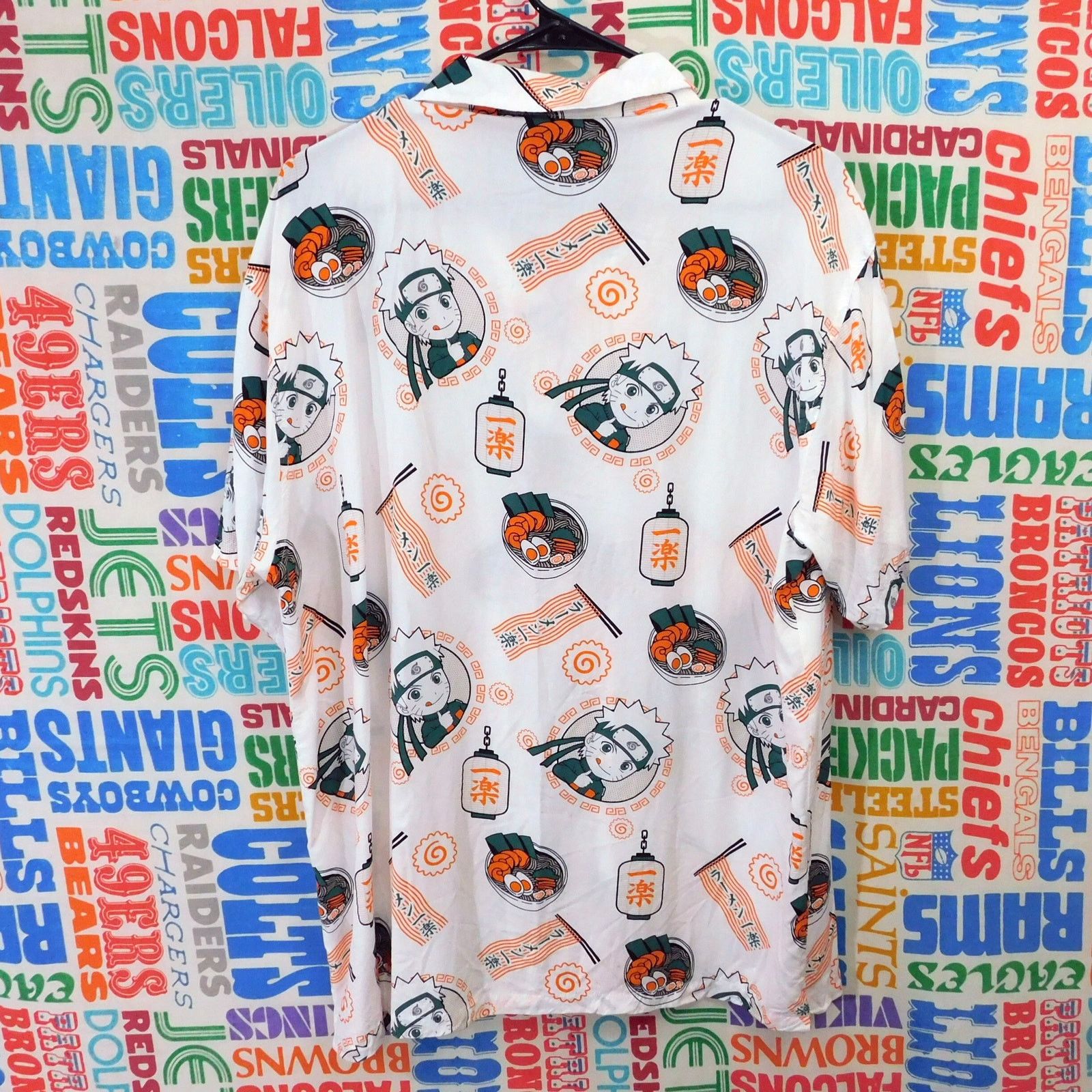 Other Naruto AOP Short Sleeve Button Down Shirt Size L White Size US L / EU 52-54 / 3 - 2 Thumbnail