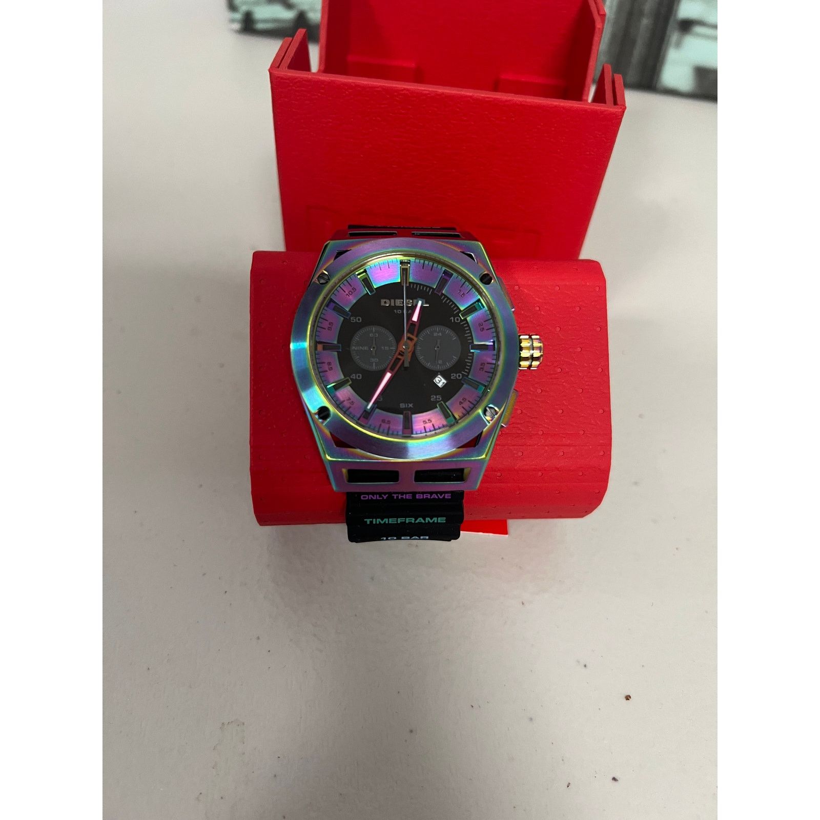 Diesel Diesel DZ4547 Timeframe Chronograph Iridescent Watch Size ONE SIZE - 3 Thumbnail