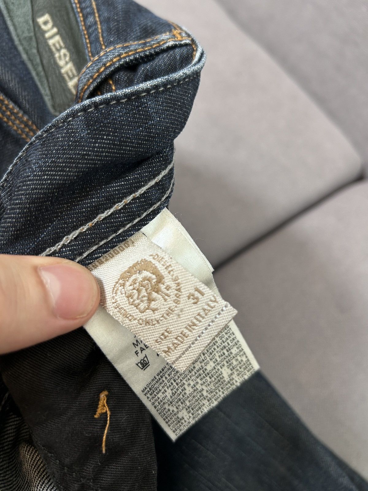 Other Vintage Diesel y2k denim jeans Size US 31 - 9 Thumbnail