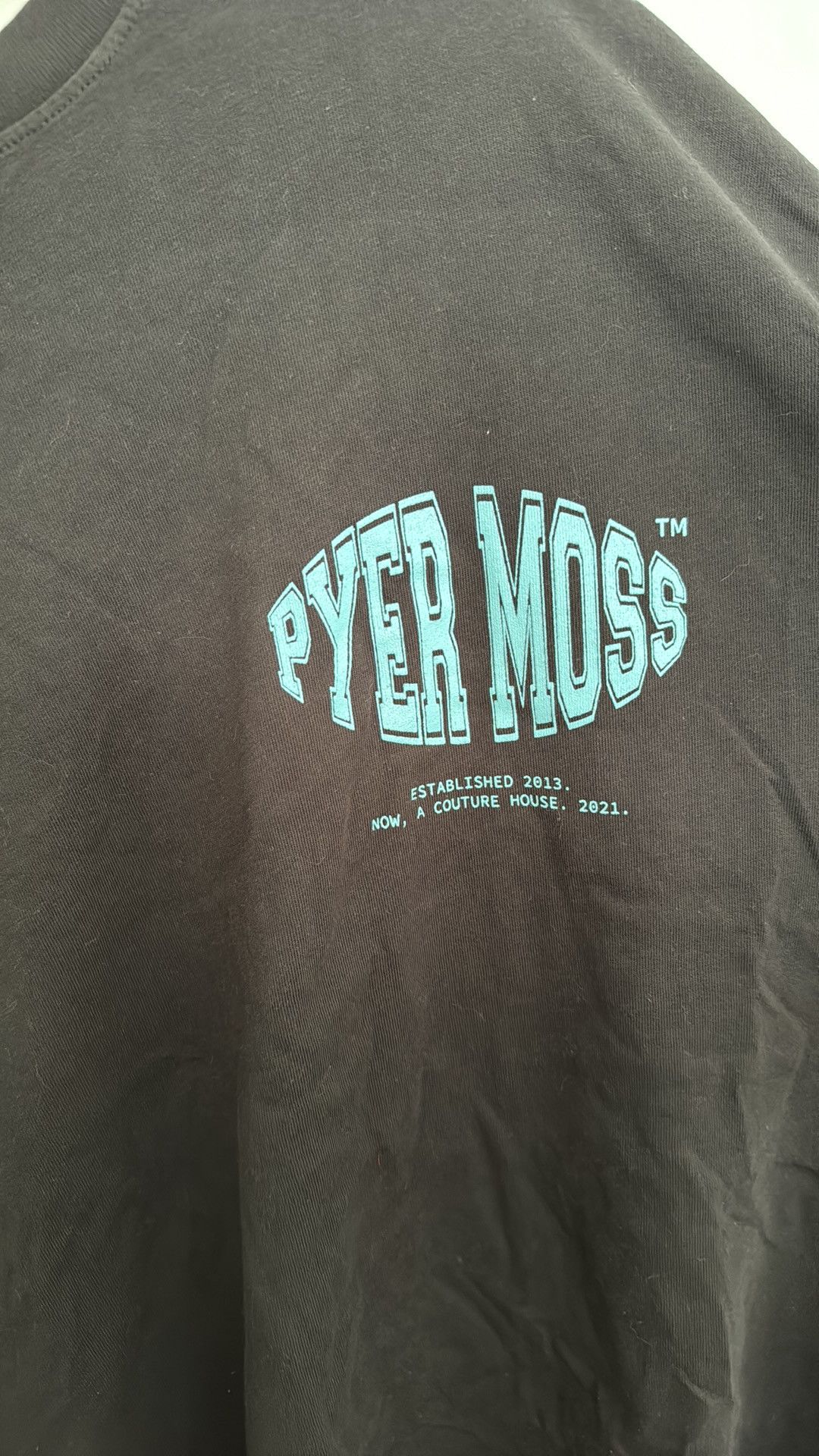 Pyer Moss Pyer Moss logo tee Size US S / EU 44-46 / 1 - 1 Thumbnail