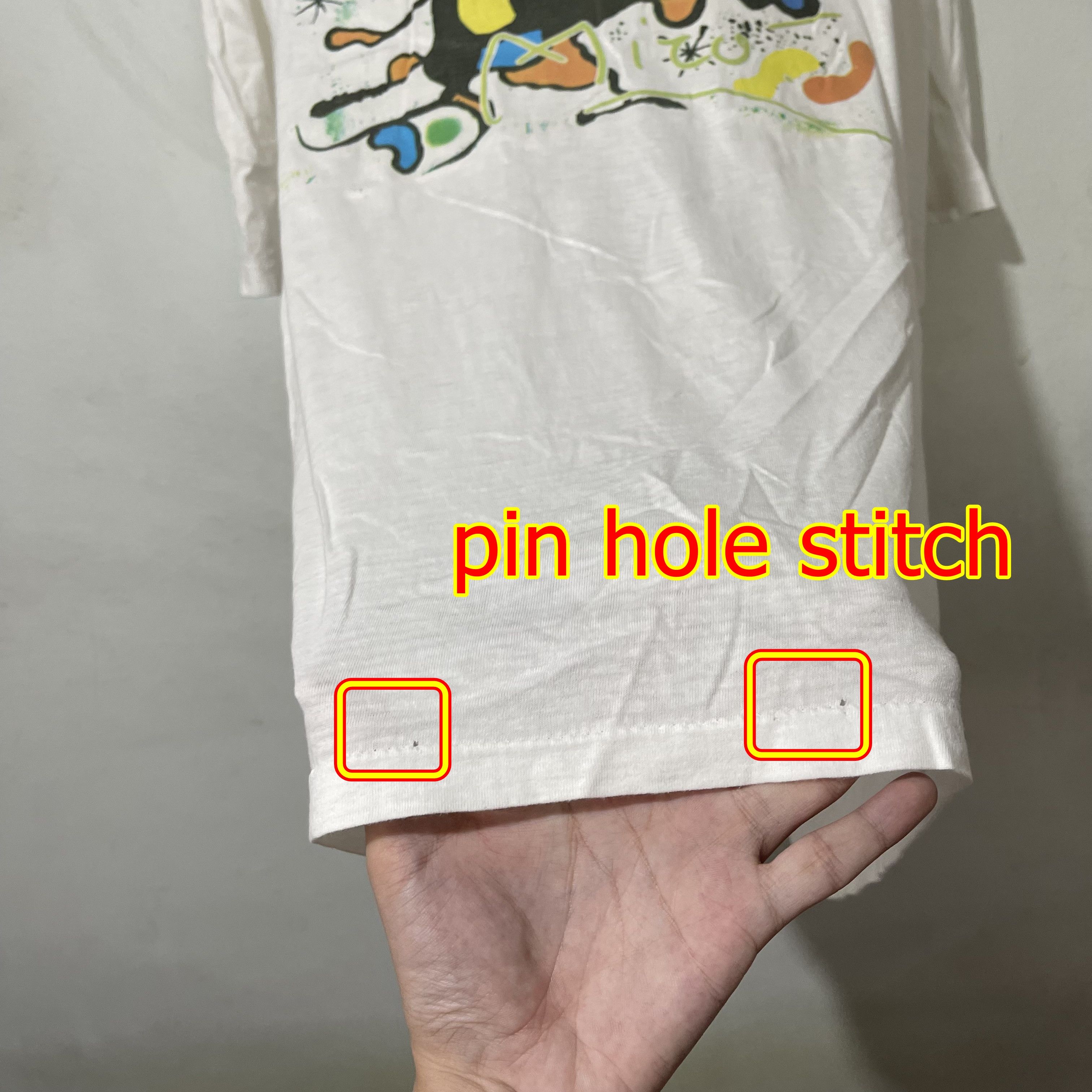 Vintage Vintage 1990s Abstract Surreal Art T-Shirt Size US XL / EU 56 / 4 - 7 Thumbnail
