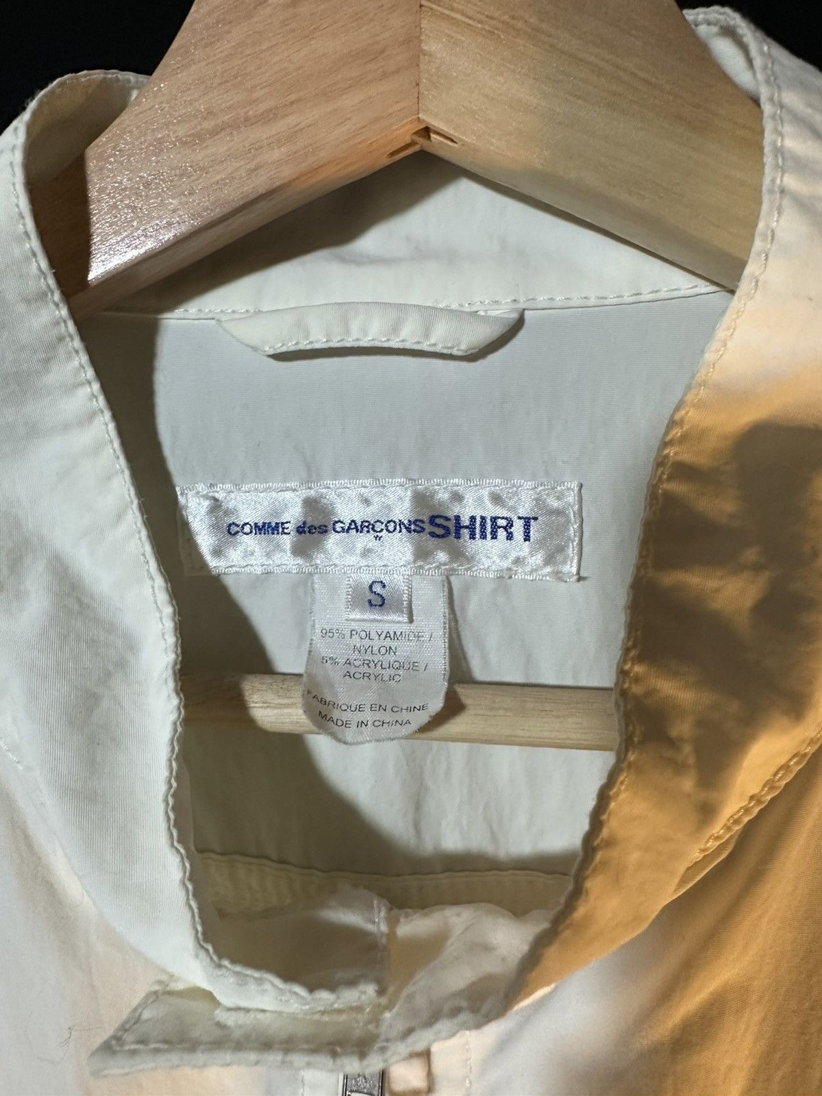 Comme des Garcons SHIRT Commended Garcons SHIRT Lightweight Coat/Jacket White Size S / US 4 / IT 40 - 3 Thumbnail