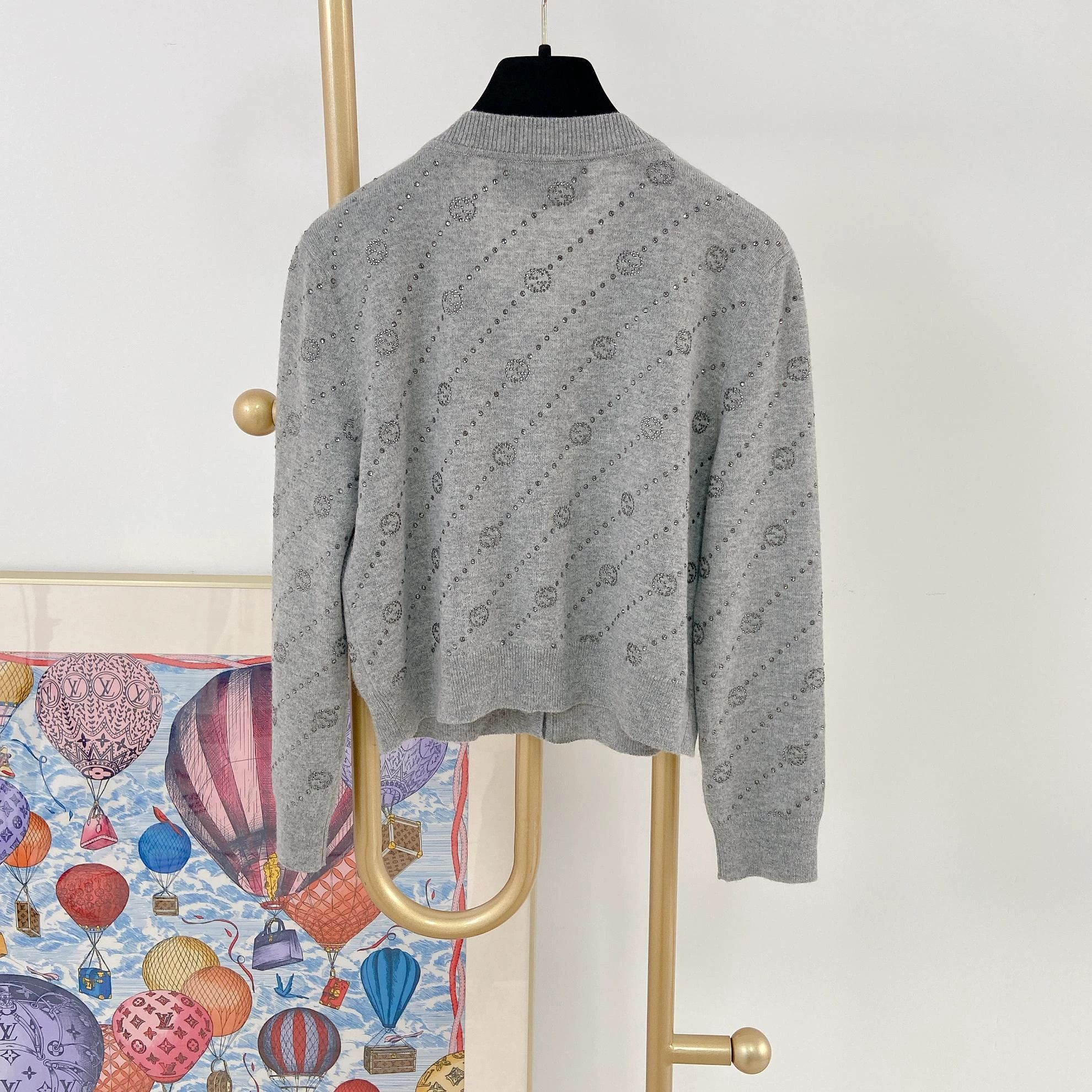 Gucci Gucci Pave Logo Cardigan S Size S / US 4 / IT 40 - 2 Thumbnail