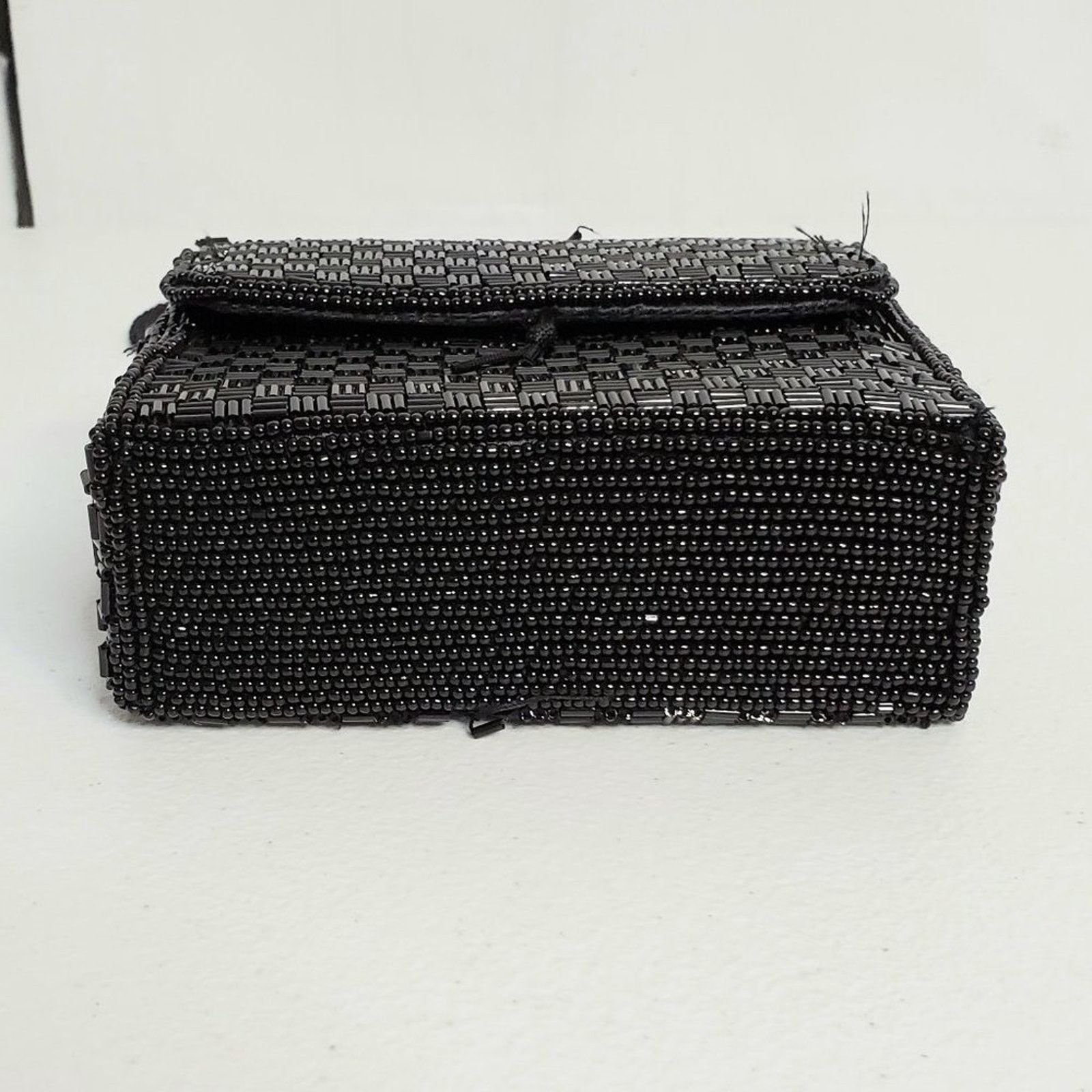 Designer Alfred Sung Square Beaded Formal Evening Shoulder Bag Size ONE SIZE - 5 Thumbnail