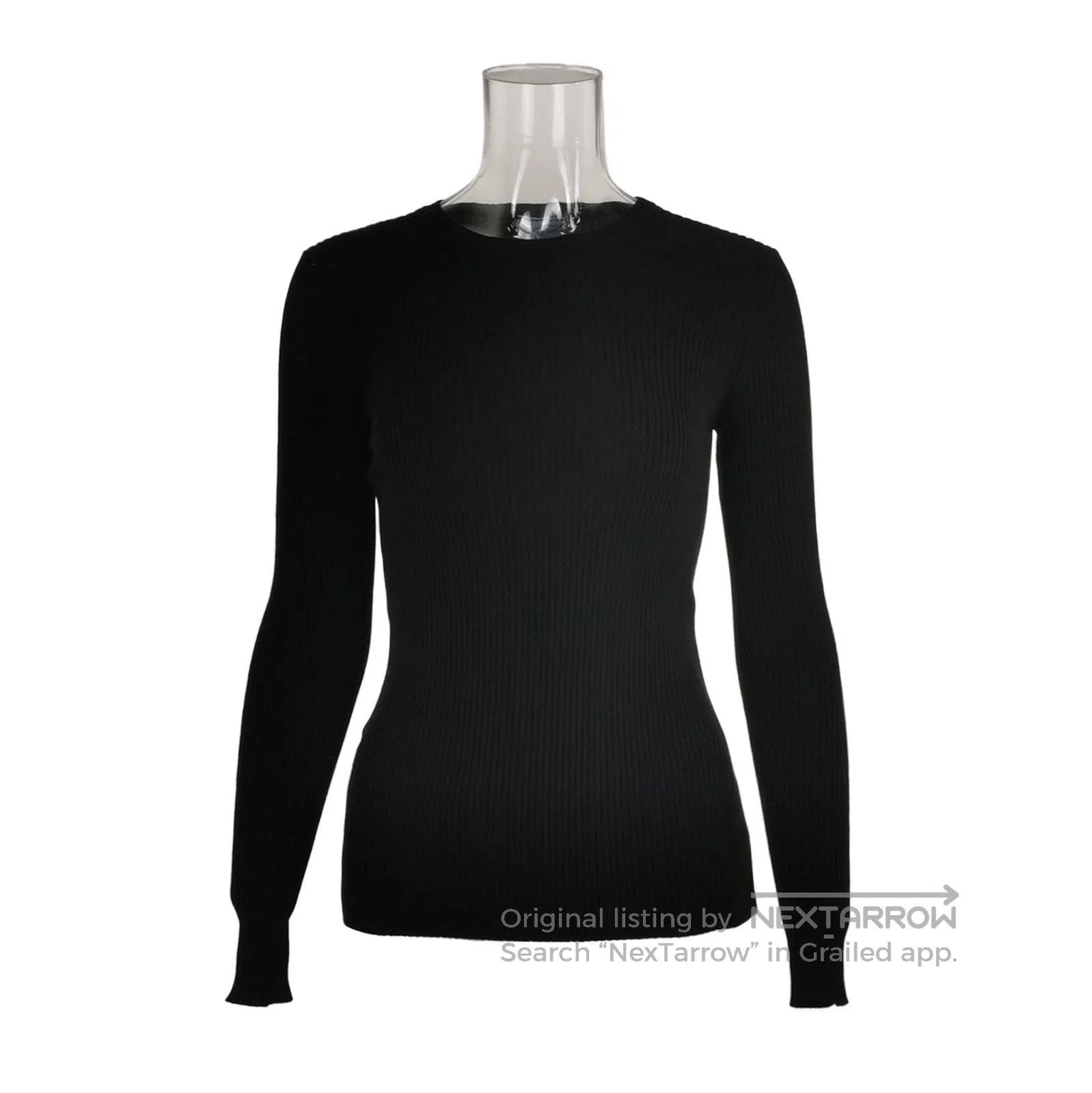 Prada Prada Ribbed Knit Long Sleeve Top . Size US XS / EU 42 / 0 - 1 Thumbnail