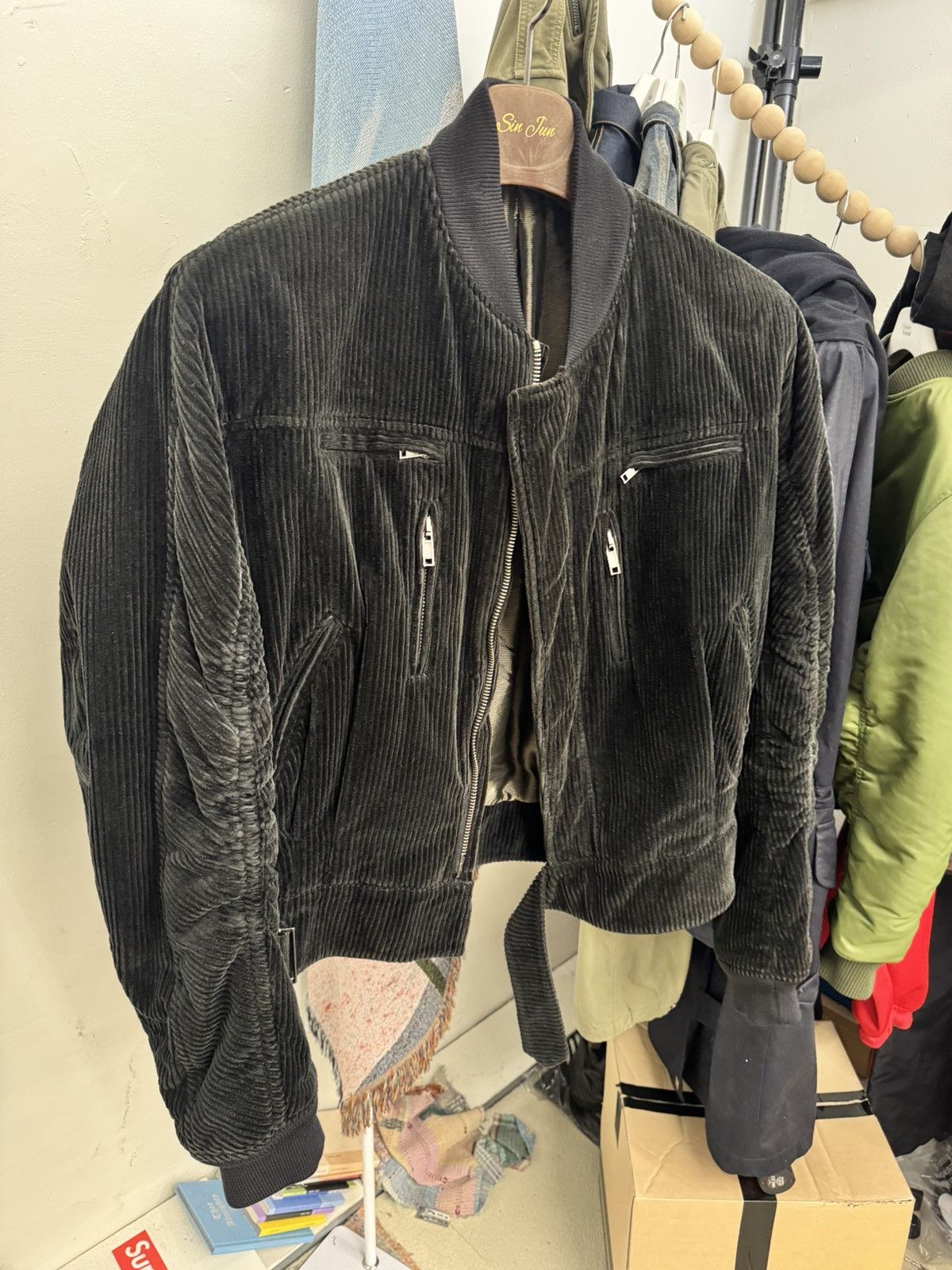 Haider Ackermann Haider ackermann aw14 og corduroy bomber jacket Size US S / EU 44-46 / 1 - 6 Thumbnail