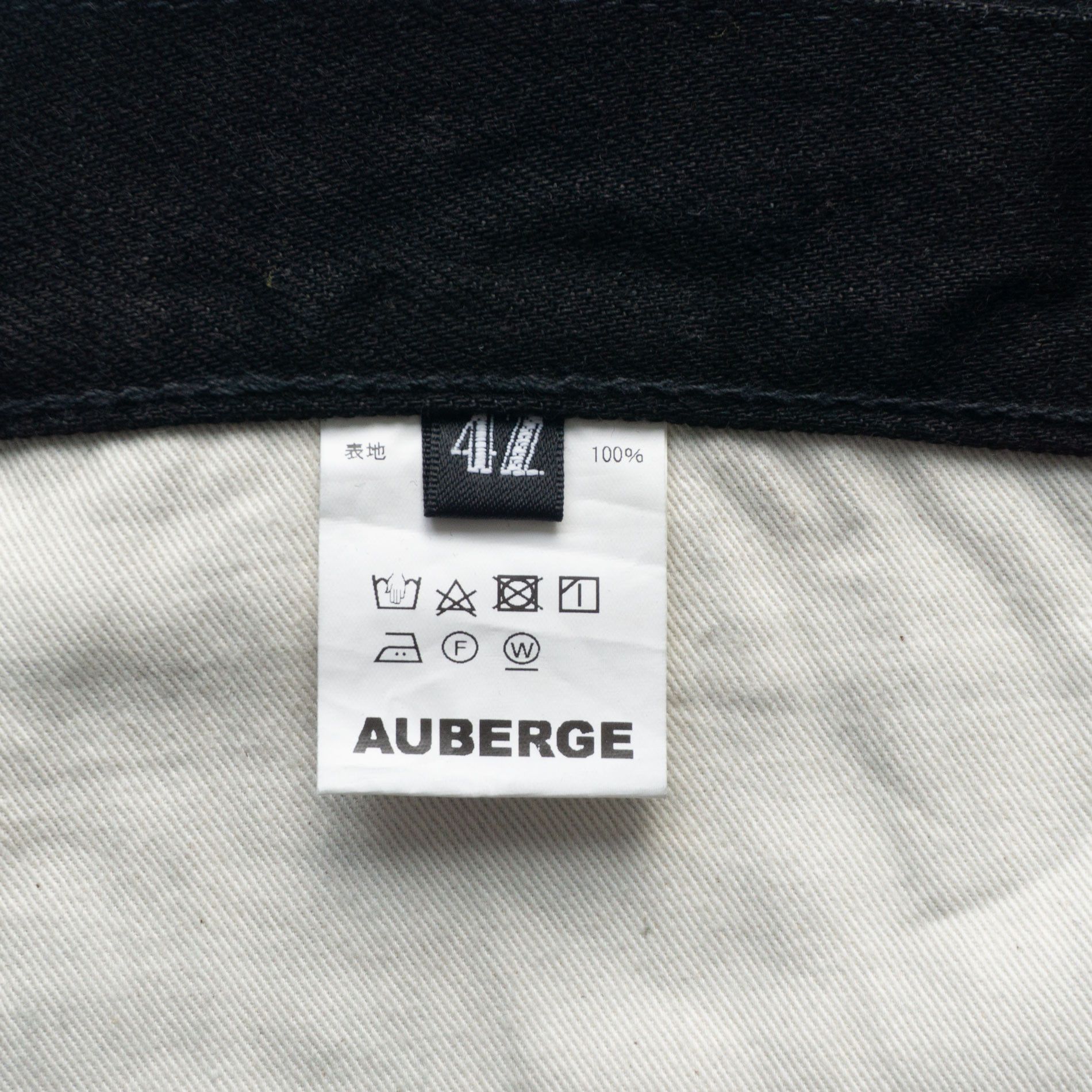 Japanese Brand AUBERGE PHIL MENPU Black Selvedge Jeans W32 x L32 Size US 32 / EU 48 - 16 Thumbnail