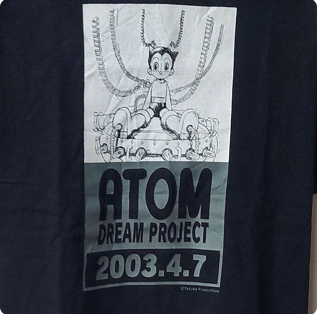 Anime × Japanese Brand Vtg 2003 ATOM Astro Boy 'Dream Project' Tshirt Size US S / EU 44-46 / 1 - 3 Thumbnail
