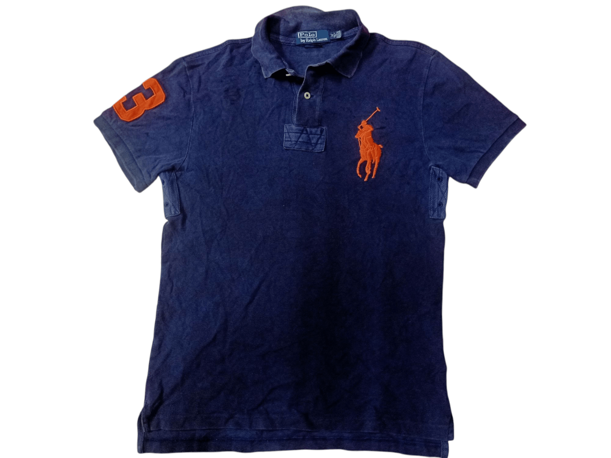 Polo Ralph Lauren × Ralph Lauren × Vintage Vintage Polo Ralph Lauren Big Pony Polo Shirt SlimFit Size M / US 6-8 / IT 42-44 - 1 Thumbnail