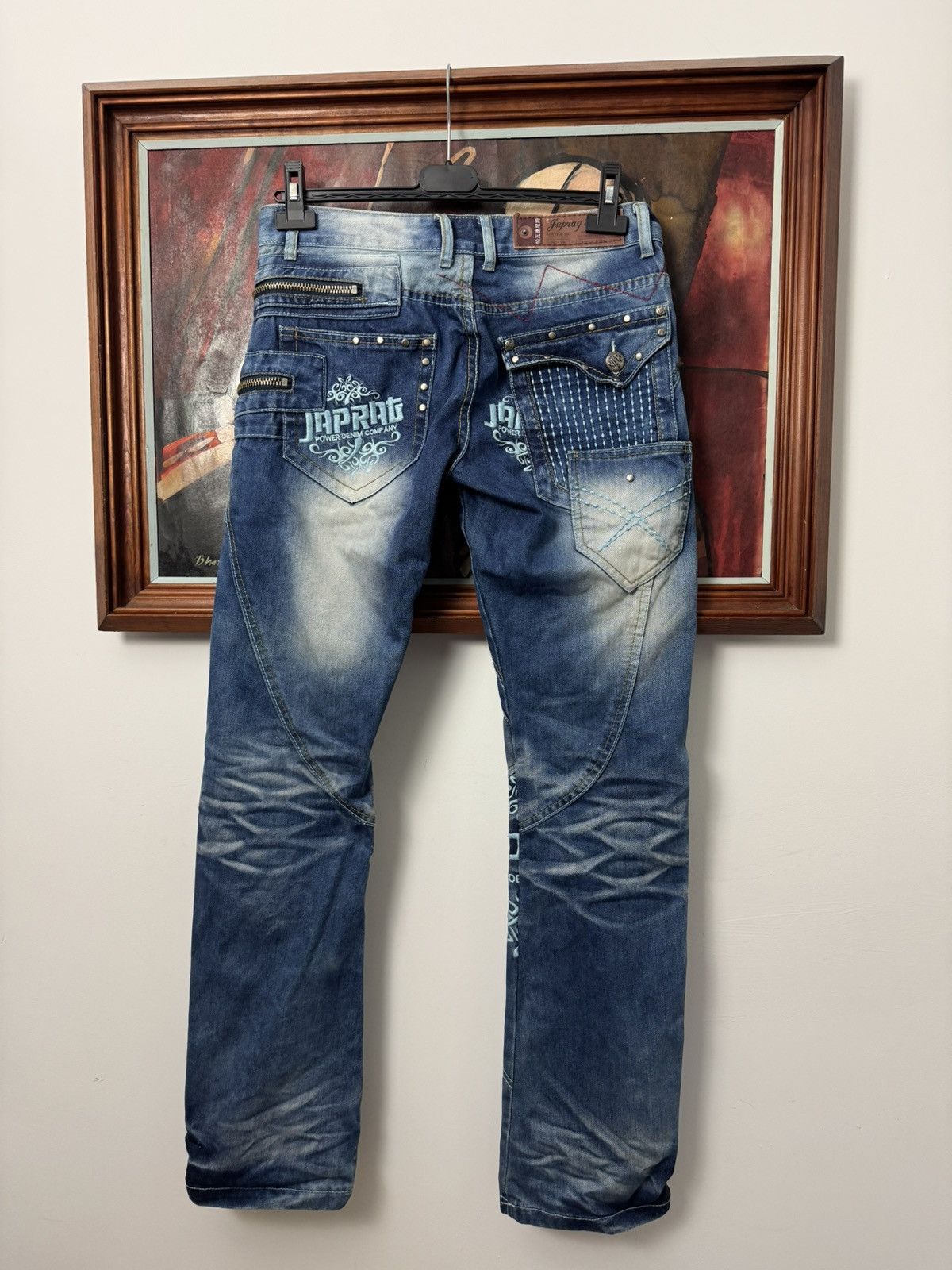 Vintage Japrag Denim By Okishana Samoko Japanese Designer Vintage Size US 31 - 3 Thumbnail