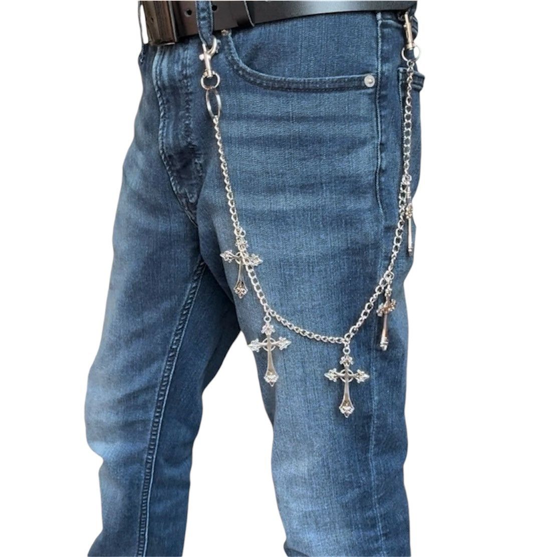 Other Cross Pants Chain for Men Women,Jeans Chain,Keys Chain Size ONE SIZE - 1 Thumbnail