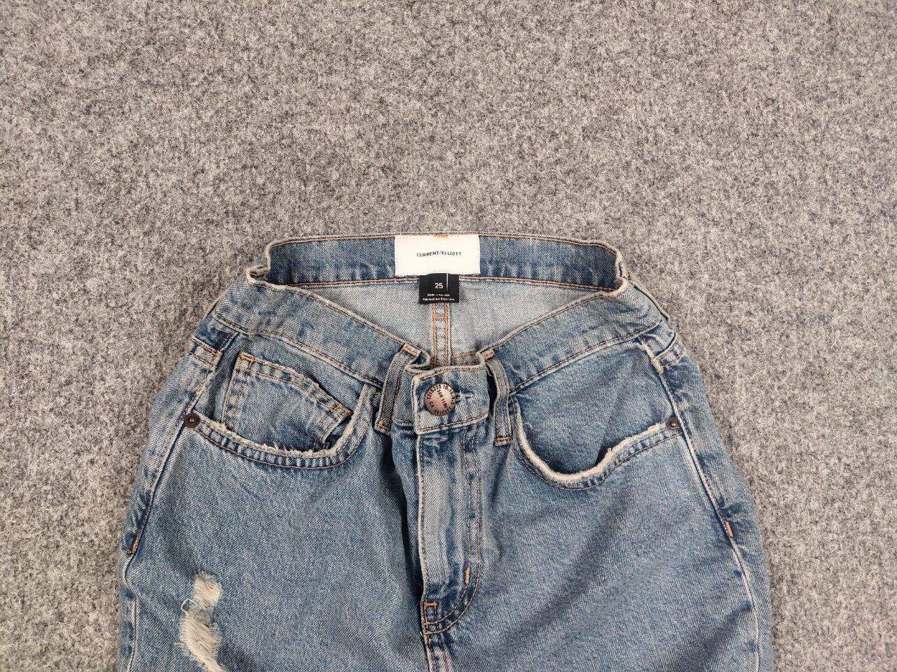 Current/Elliot Current Elliott Design mini Distressed denim Blue Skirt Size 25" / US 0 / IT 36 - 5 Thumbnail