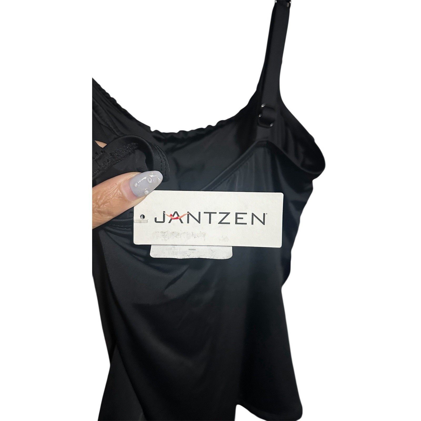 Jantzen Jantzen Nwt Black Top With Padding Size ONE SIZE - 3 Thumbnail