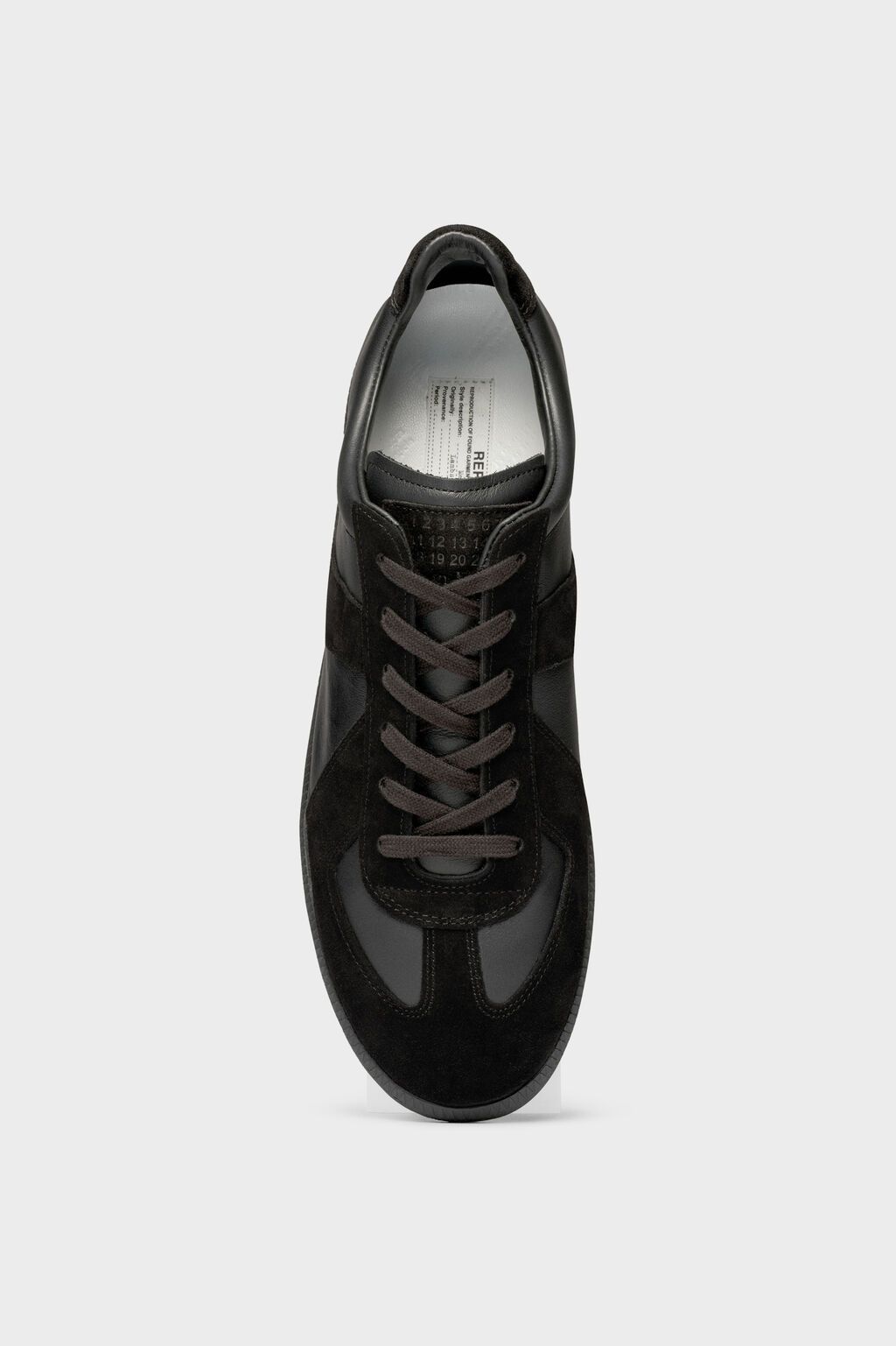 Maison Margiela o1w1db11225 Replica Low-Top Sneakers in Black Size US 12 / EU 45 - 3 Thumbnail