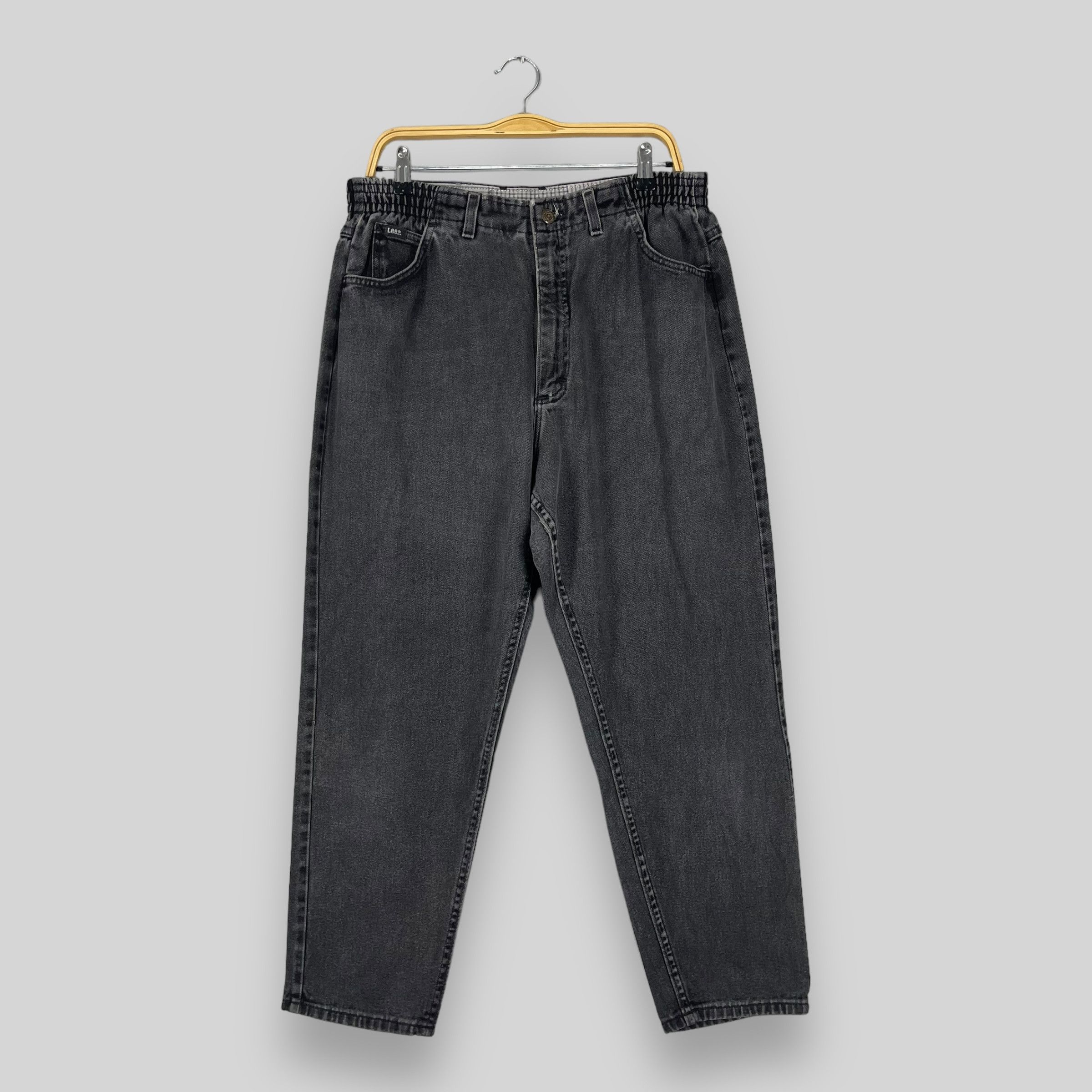 Lee × Vintage Size 33 Vintage Lee Ultra High Waisted Curvy Tapered Jeans Size 33" - 1 Thumbnail
