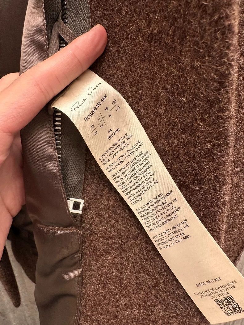 Rick Owens Rick Owens Giaca cloak fabric high shoulder jacket coat sha Size US L / EU 52-54 / 3 - 5 Thumbnail