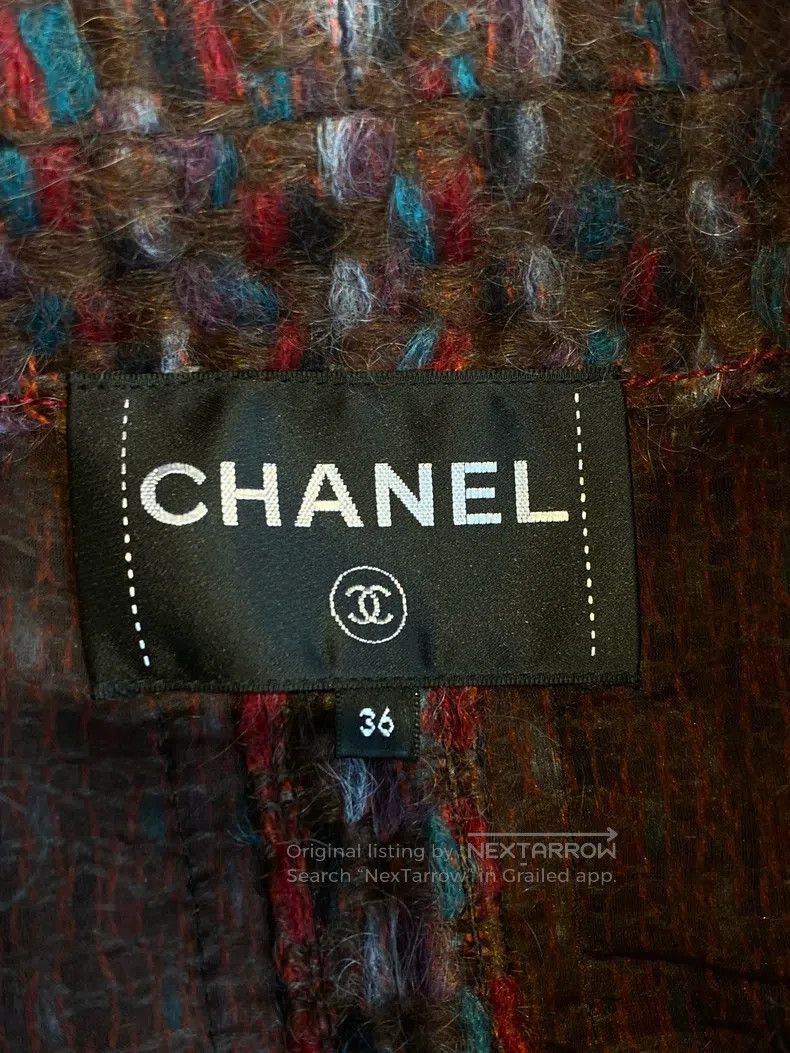 Chanel Chanel 16-year-old Roman series burgundy vest Size XS / US 0-2 / IT 36-38 - 3 Thumbnail