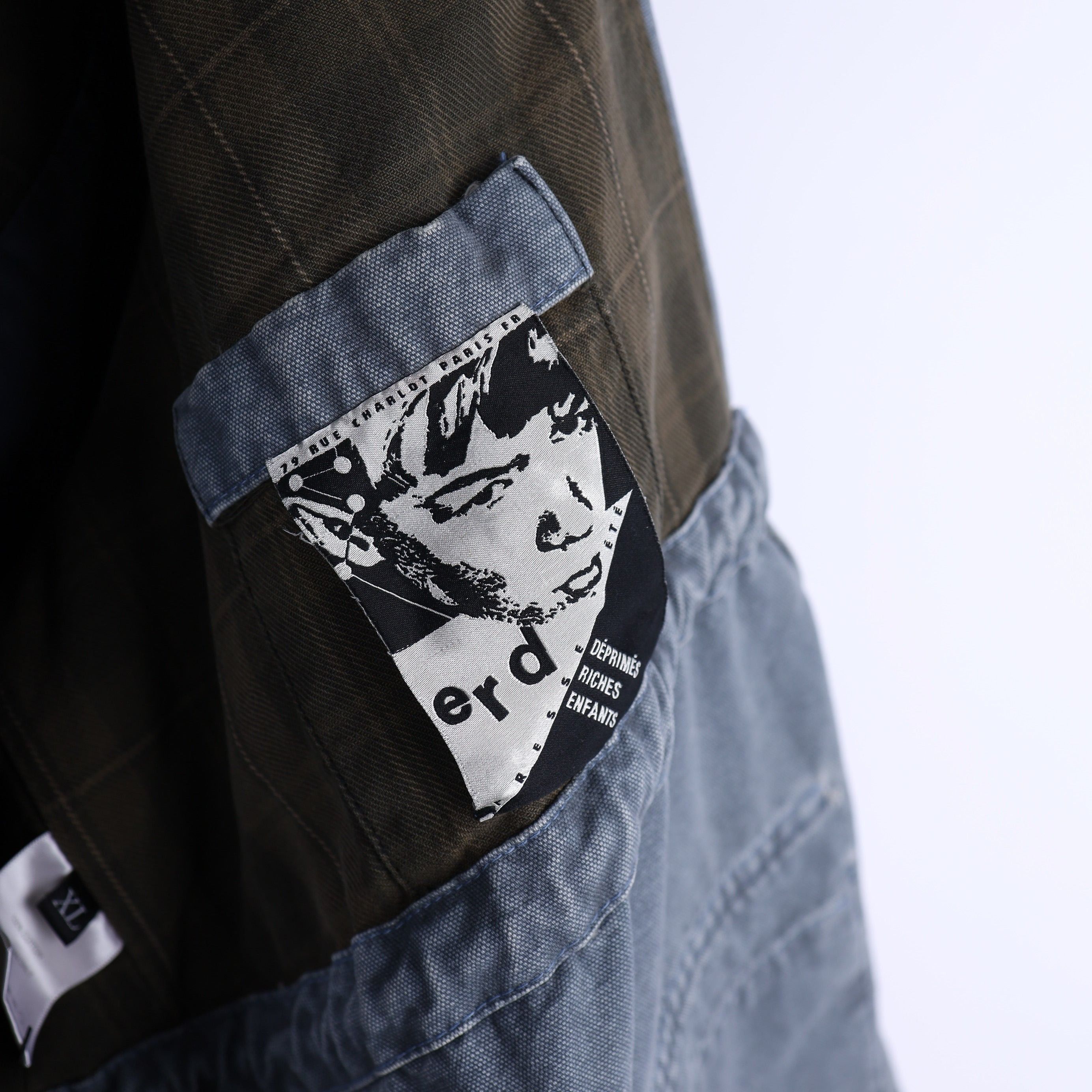 Enfants Riches Deprimes ERD GREY SCREENPRINTED PARKA Size US XL / EU 56 / 4 - 10 Thumbnail