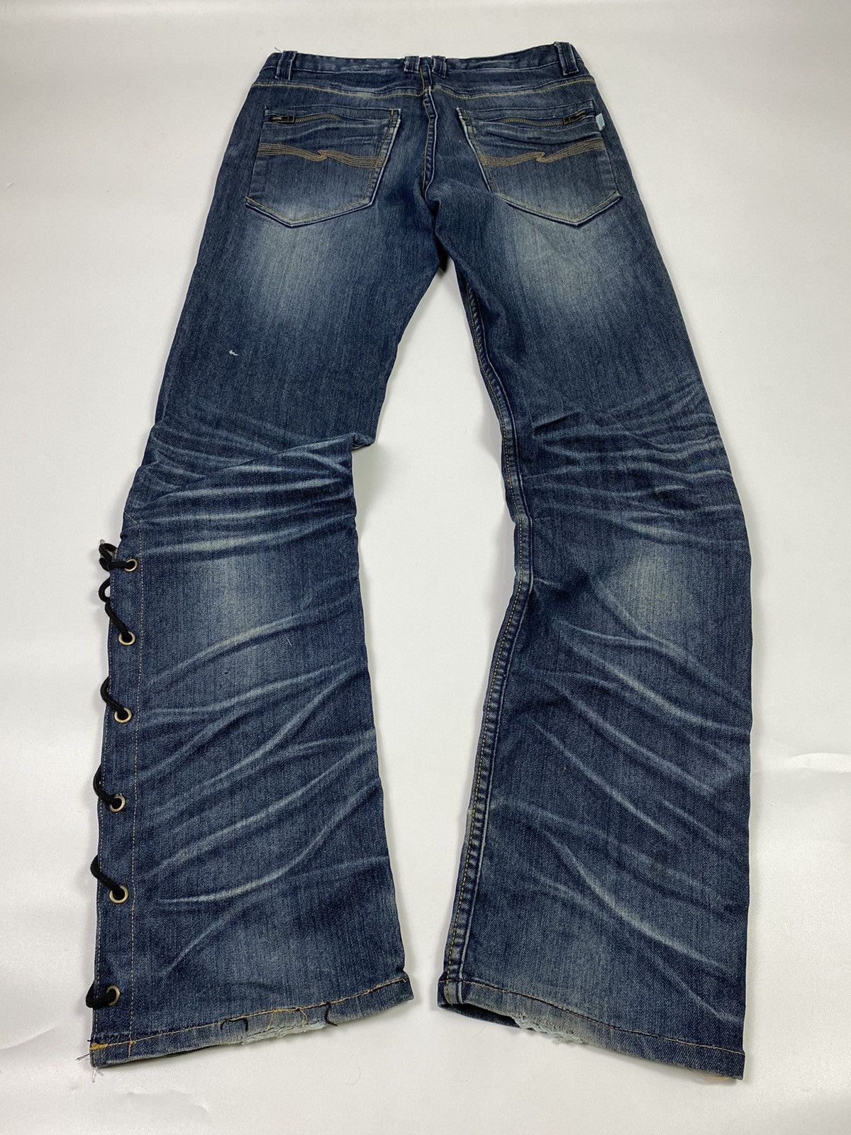 Jean lace up gaudi homme mudwash pant ifsixwasnine vkei style Size US 31 - 8 Thumbnail