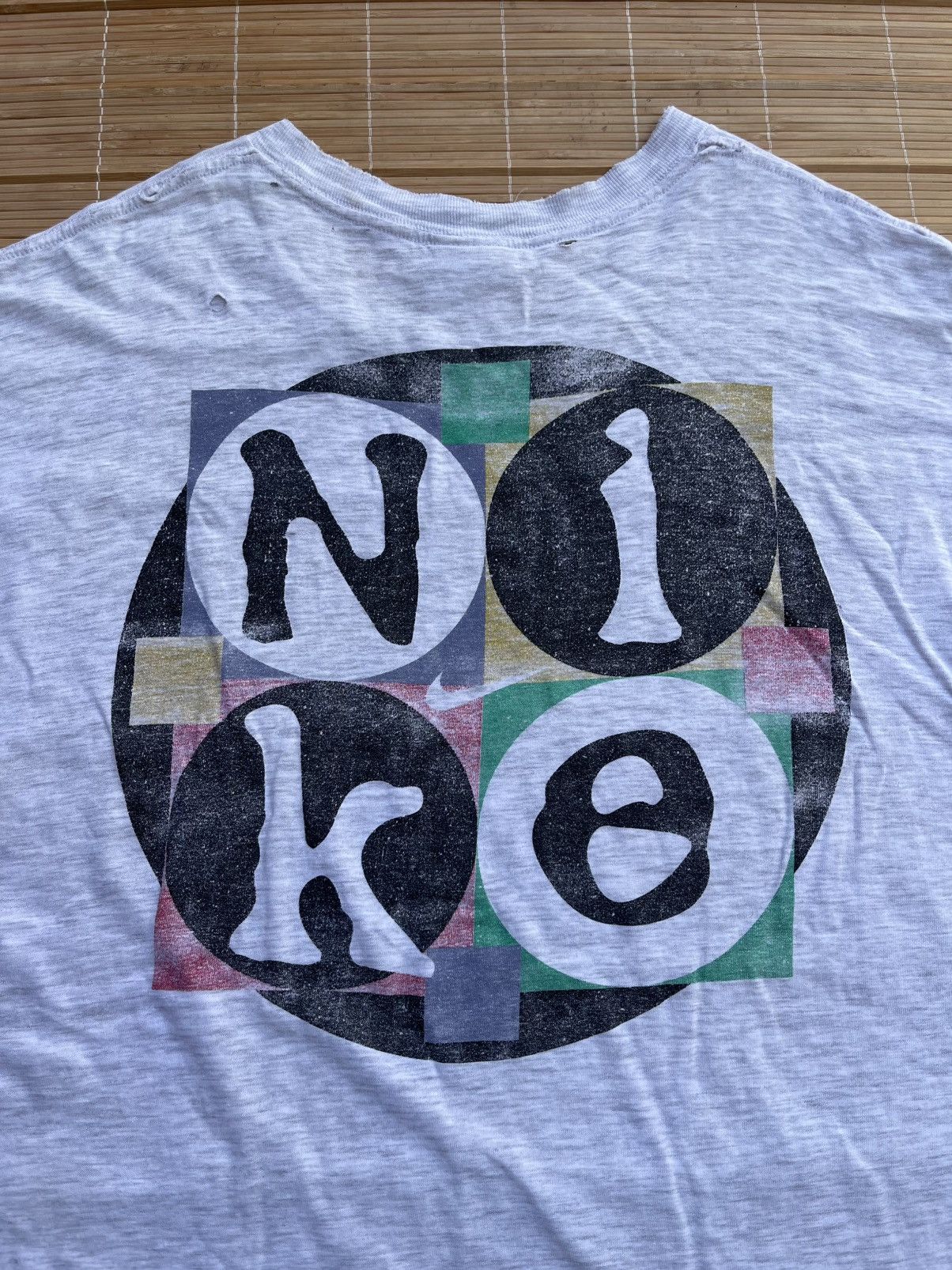 Nike Vintage 80s 90s Nike urban jungle distress t shirt Size US XL / EU 56 / 4 - 6 Thumbnail