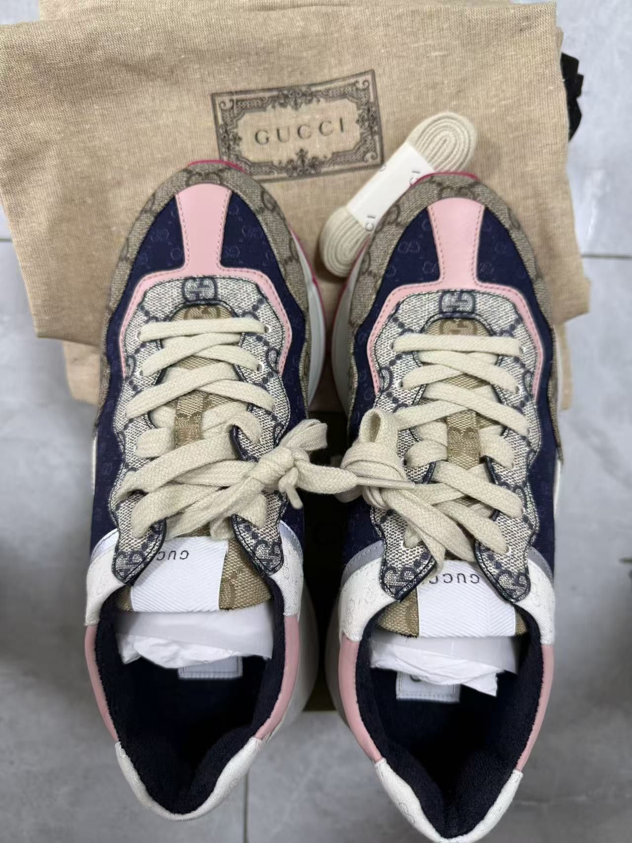 Gucci Gucci Low-Top Sneakers Size US 8.5 / IT 38.5 - 6 Thumbnail