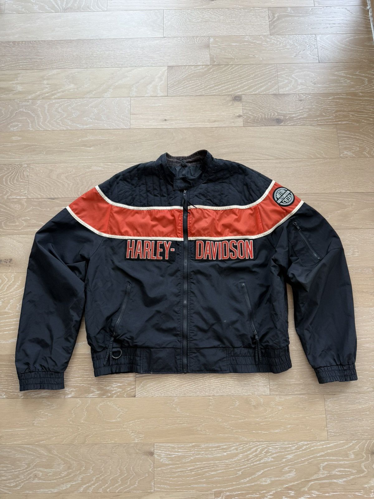 Harley Davidson Vintage Harley Davidson Motorcycles Racing Jacket Size US XXL / EU 58 / 5 - 1 Thumbnail