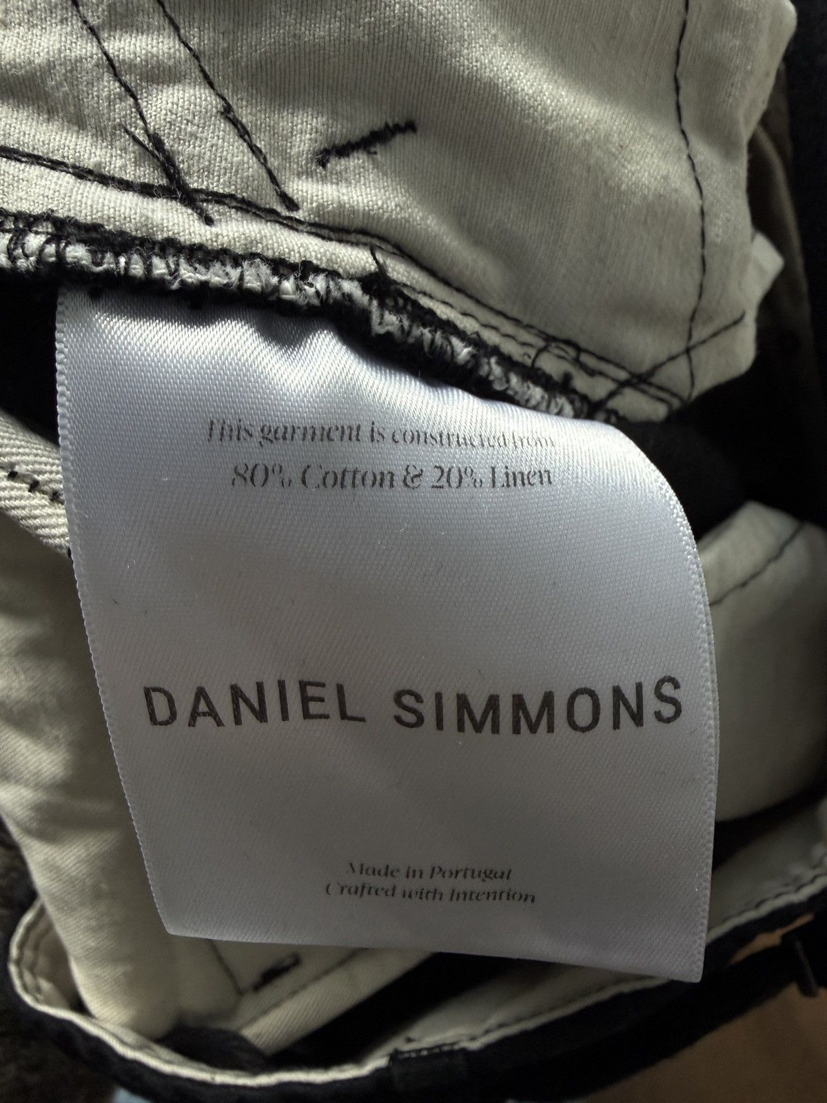Daniel Simmons Daniel Simmons - Vintage Black Military Cargo Trousers V1 Size US 28 / EU 44 - 7 Thumbnail