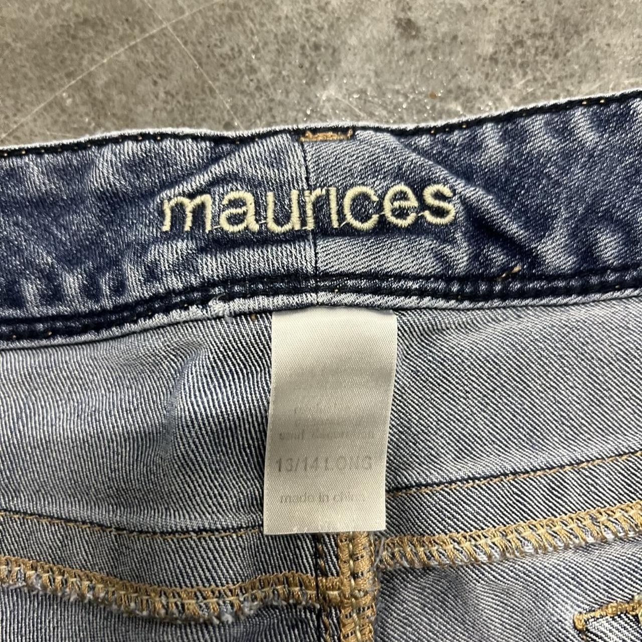 Japanese Brand × Vintage Vintage Y2K Flared Light Blue Wash Stone Washed Denim Jeans! Size US 36 / EU 52 - 8 Thumbnail