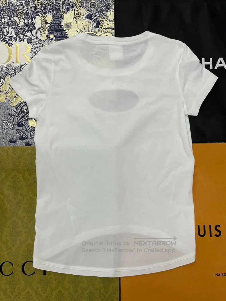 Chanel Chanel White gold coin hollow short-sleeved T-shirt Size XS / US 0-2 / IT 36-38 - 3 Thumbnail