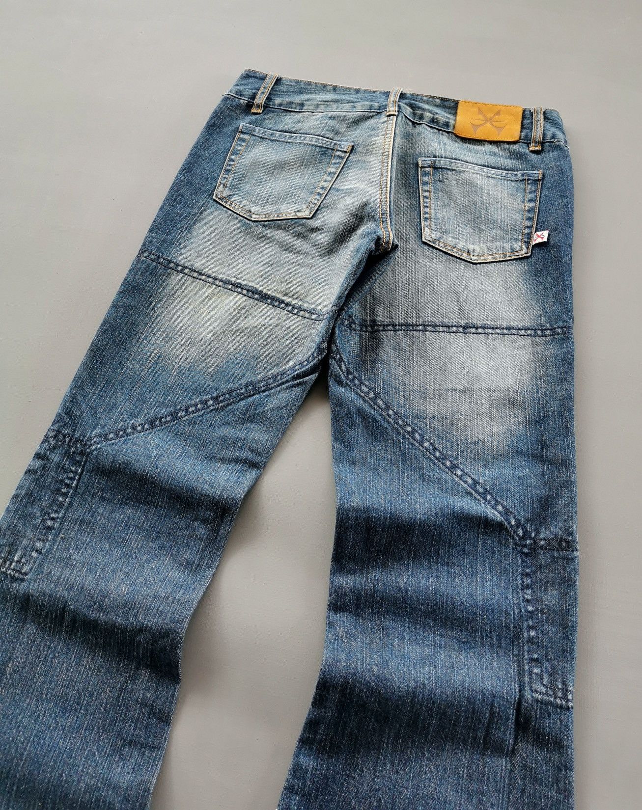 Vintage Bootcut Flared Hornee Kevlar Motorcycle Jeans Size US 31 - 9 Thumbnail