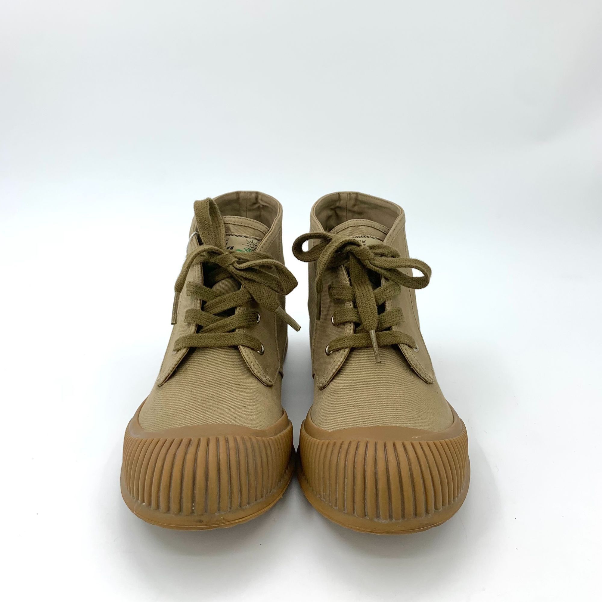 Prada Prada Brown High-Top Canvas Sneakers (Size 40) Size US 7 / EU 40 - 2 Thumbnail
