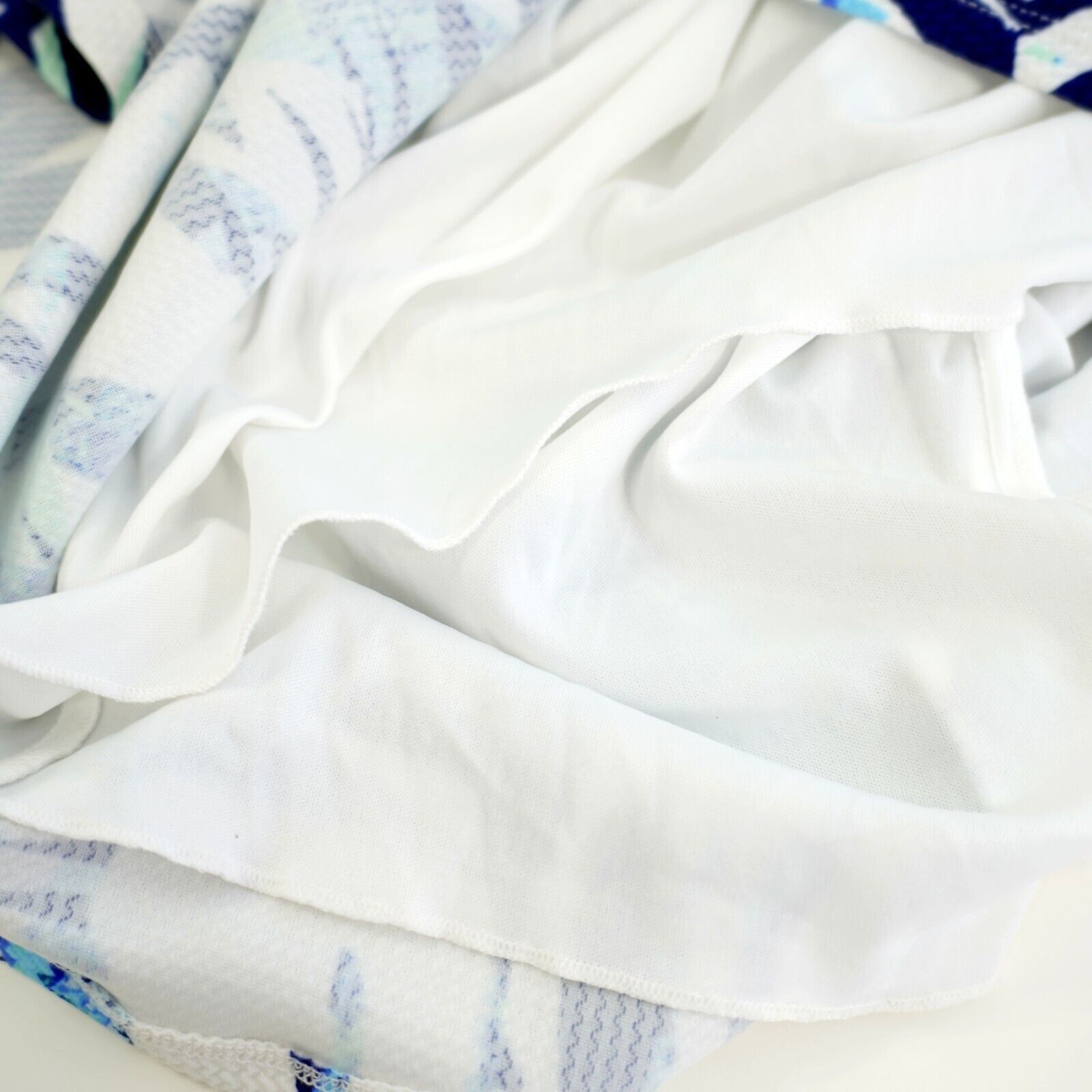 Vintage Premier Amour Size 10 Blue White Florate Spaghetti Strap Dre Size L / US 10 / IT 46 - 6 Thumbnail