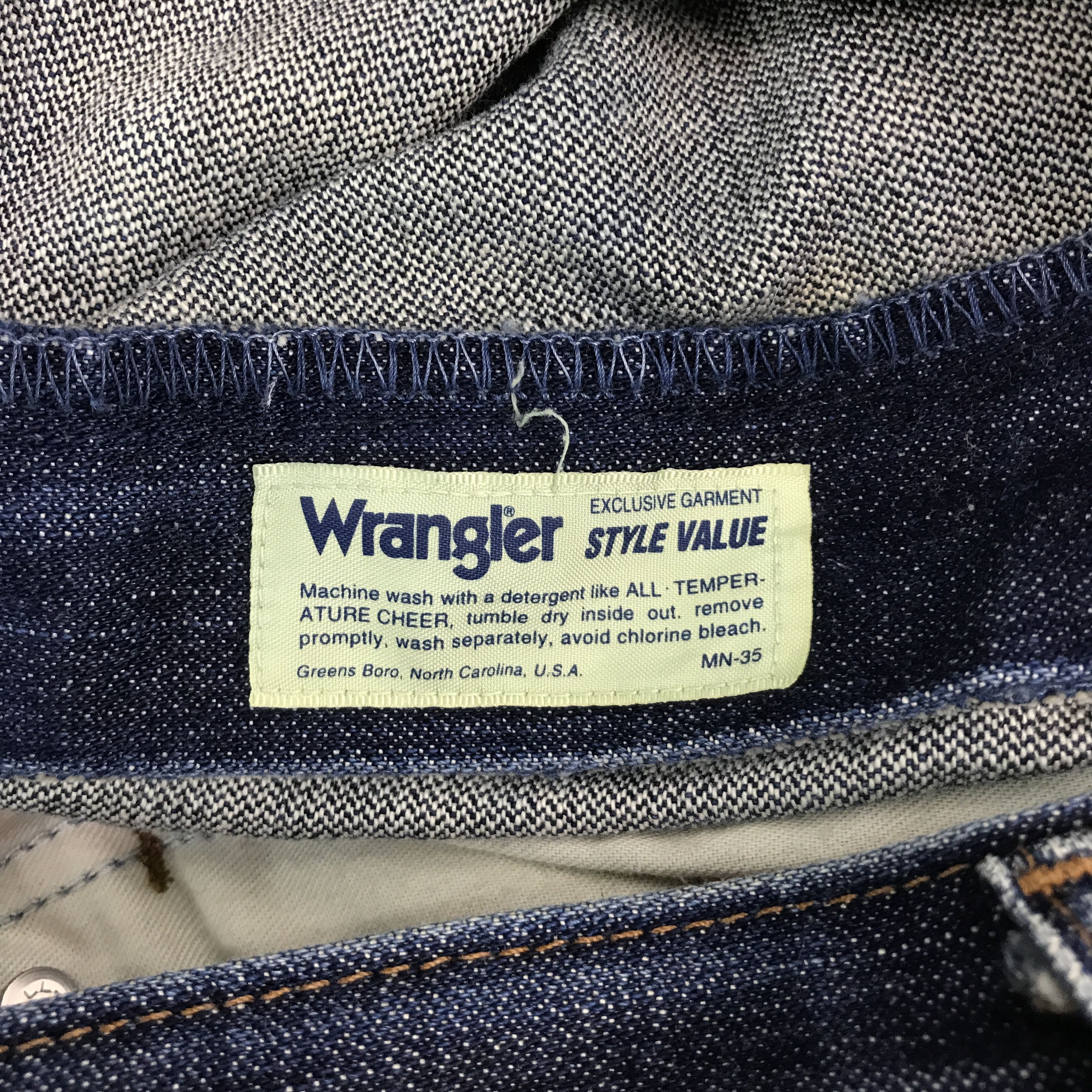 If Six Was Nine × Japanese Brand × Wrangler FLARE WRANGLER JAPAN STYLE VALUE BOOTCUT JEANS Size US 30 / EU 46 - 16 Thumbnail