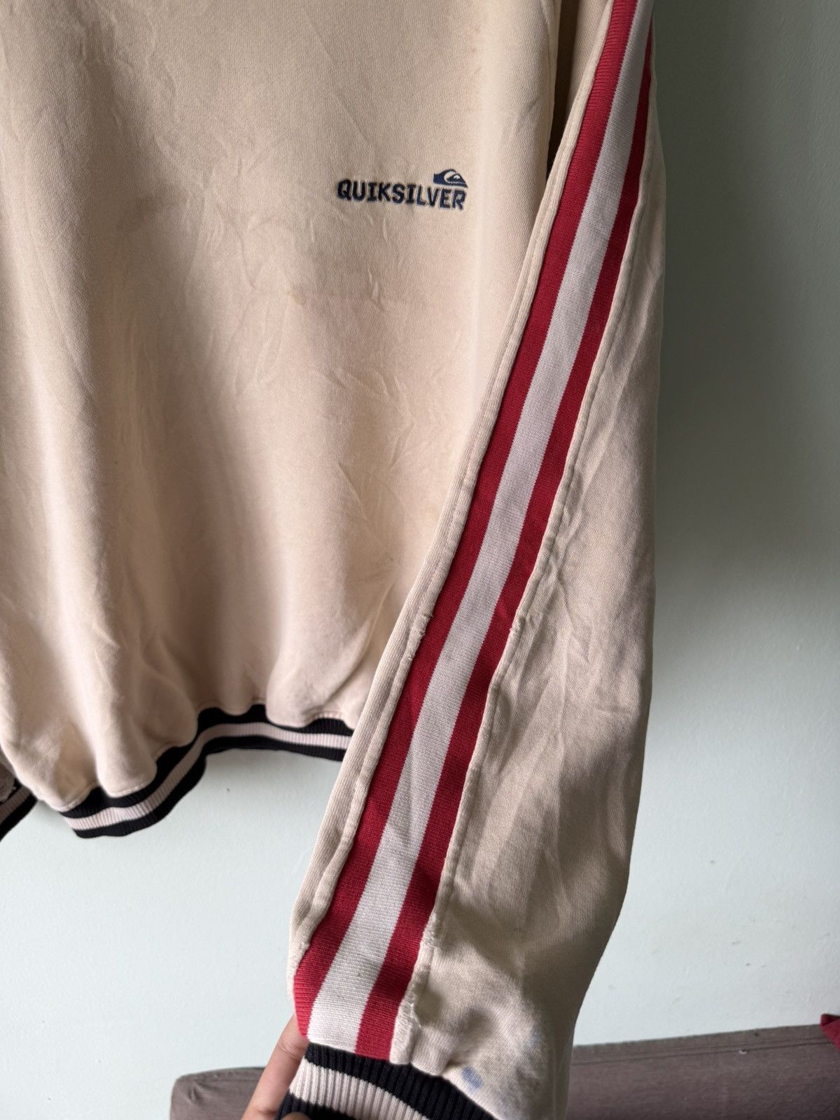 Quiksilver Vintage 90s Quiksilver Vneck Size US L / EU 52-54 / 3 - 9 Thumbnail