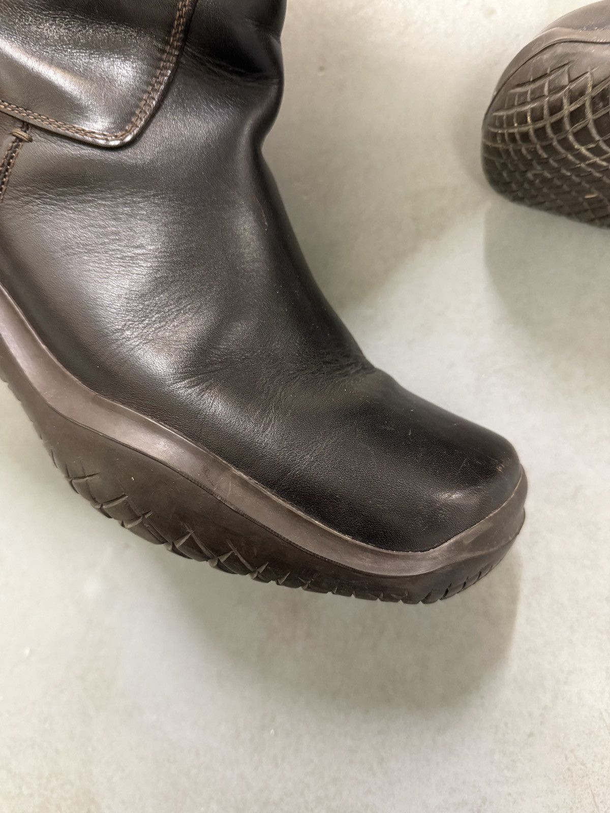 Prada Prada AW99 Runway Leather High Boots Size US 9 / EU 42 - 6 Thumbnail