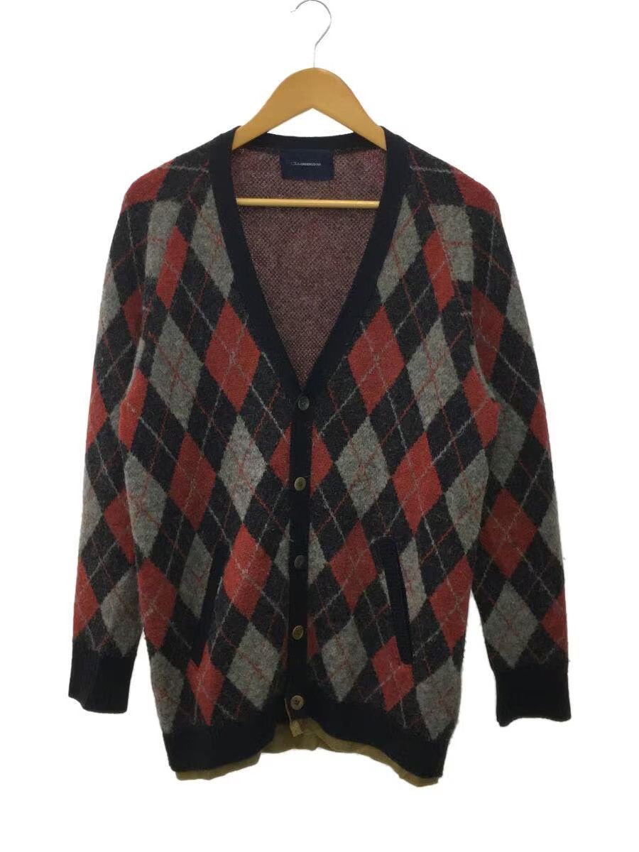 Argyle Wool Knit Cardigan