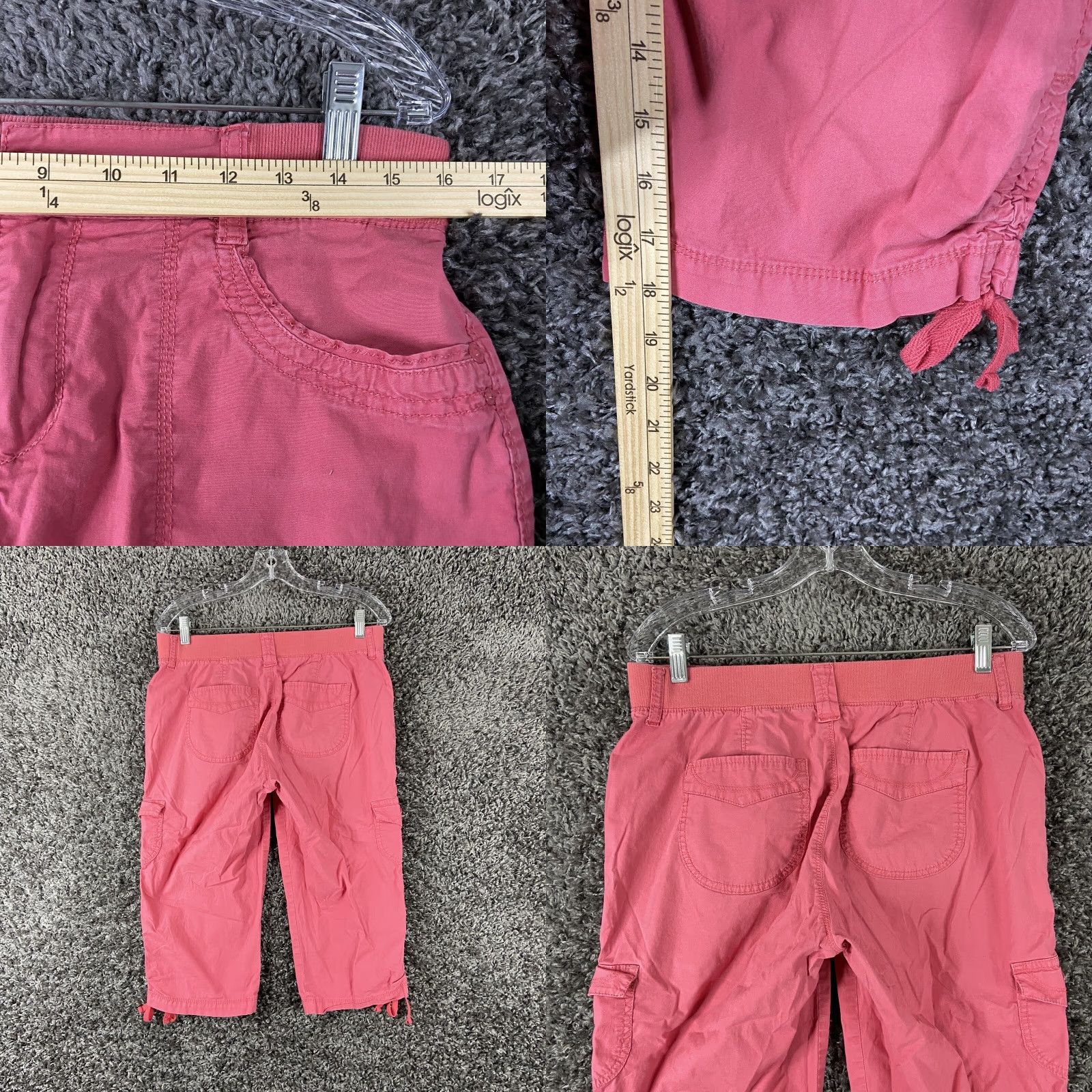 Gloria Vanderbilt Gloria Vanderbilt Pink Capri Jeans Women’s 6 Size ONE SIZE - 8 Thumbnail