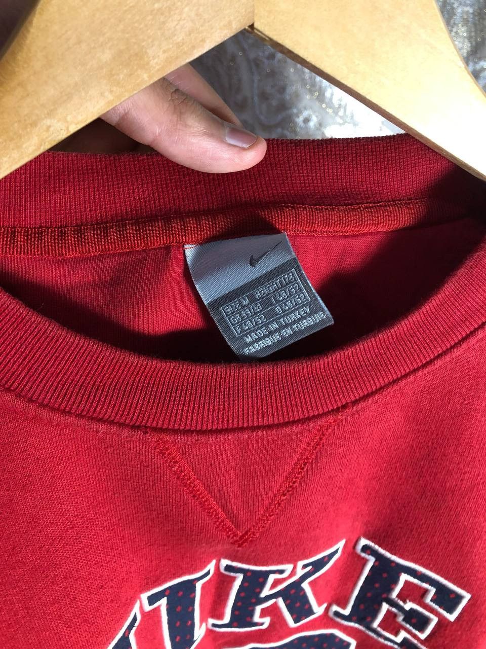 Nike × Vintage VERY RARE NIKE 03 BIG LOGO SWEATSHIRT SWOOSH DRILL Y2K 90s Size US M / EU 48-50 / 2 - 4 Thumbnail