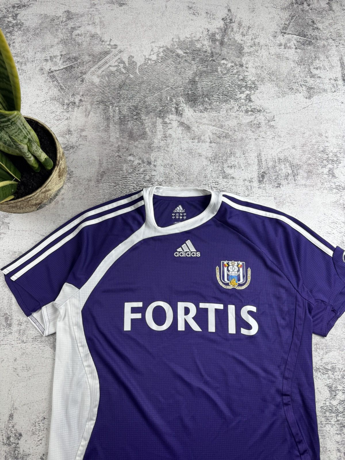 Adidas Anderlecht 2006 2008 Home Adidas Vintage Belgium Soccer Football Shirt Jersey Size US S / EU 44-46 / 1 - 5 Thumbnail