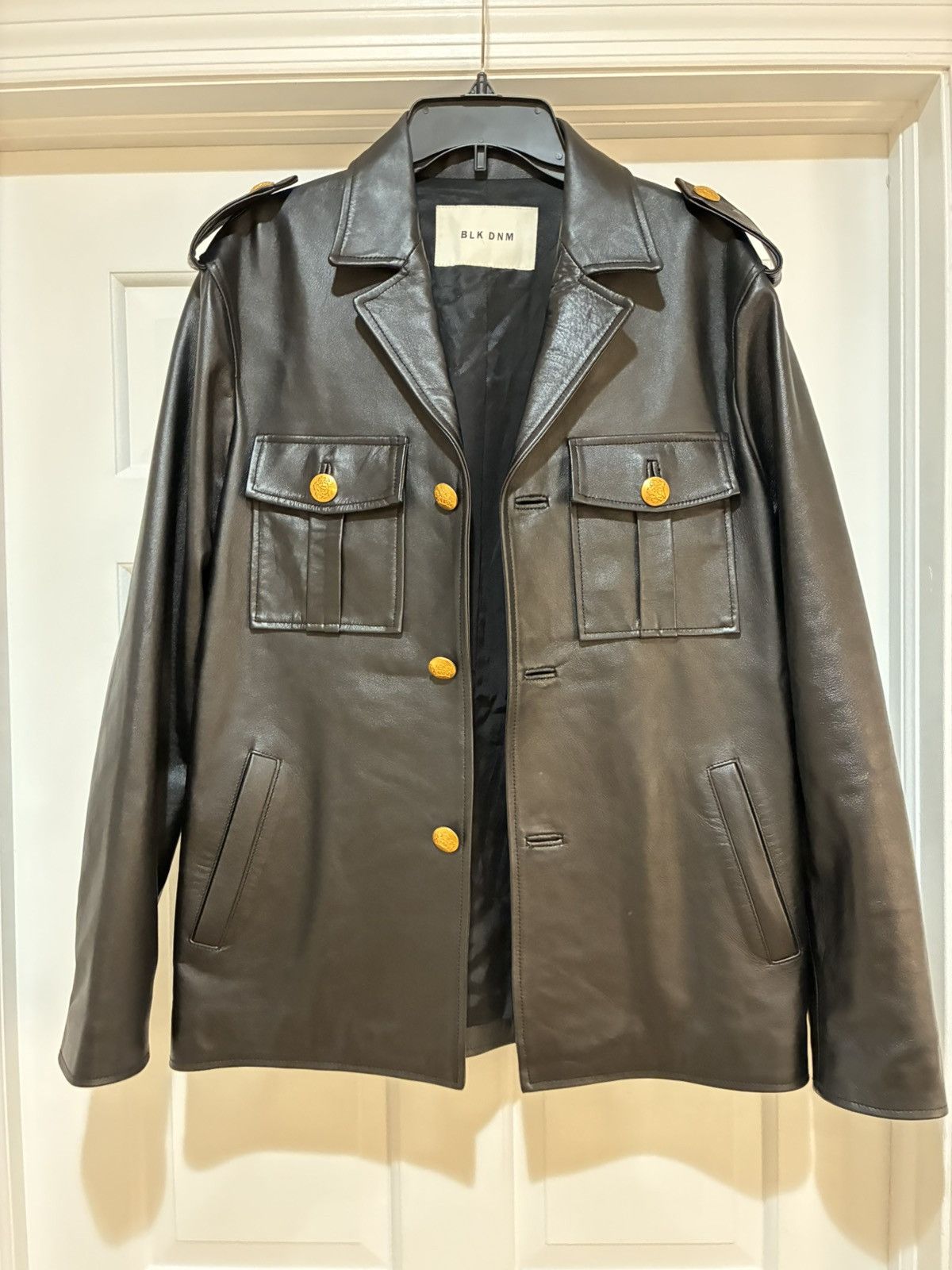Blk Dnm Leather jacket 175 EU 48 USA 38 Size US M / EU 48-50 / 2 - 10 Thumbnail