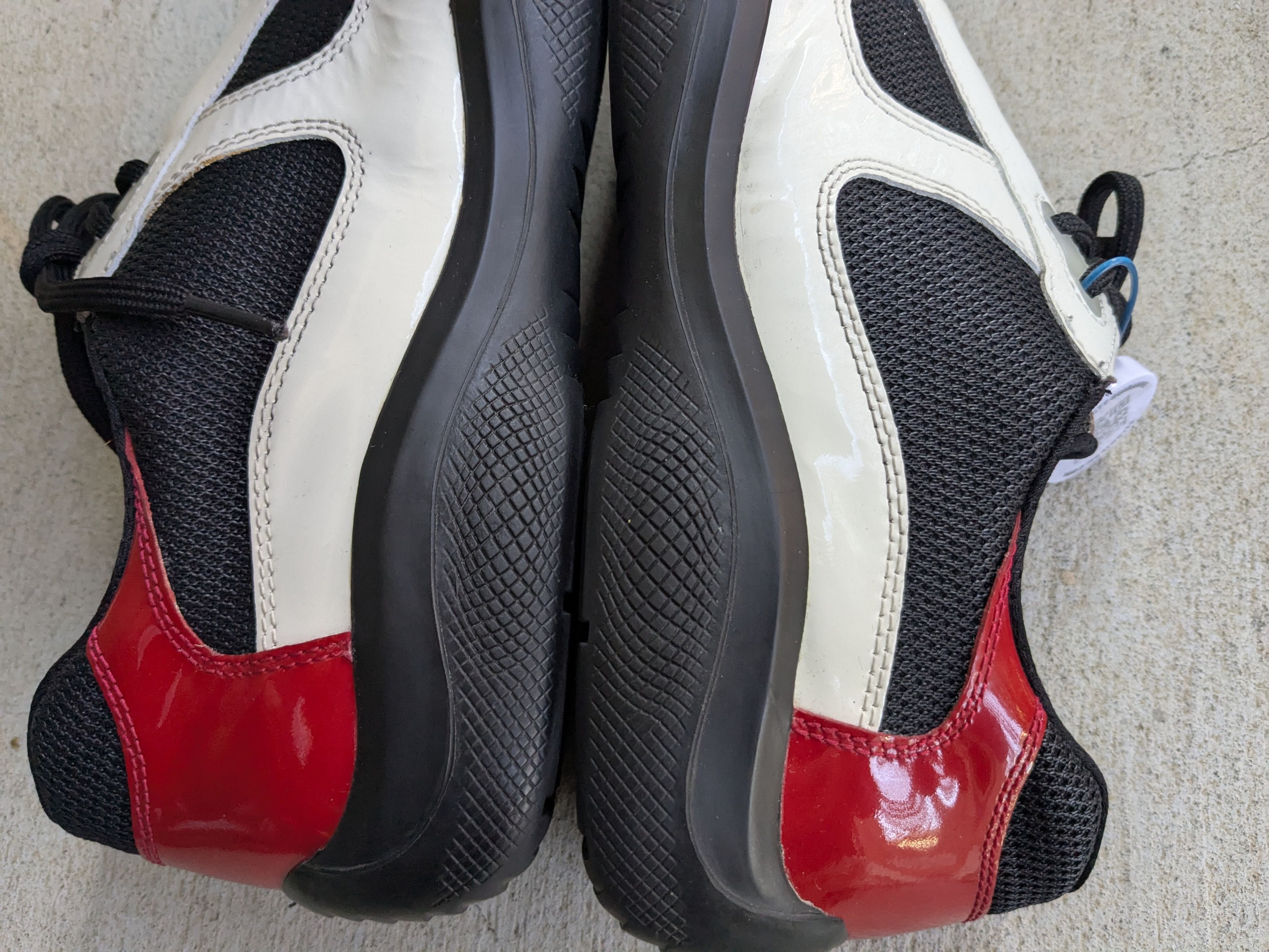 Prada Prada America's Cup Black 9.5 Leather Low Tops PS0906 Size US 9.5 / EU 42-43 - 5 Thumbnail