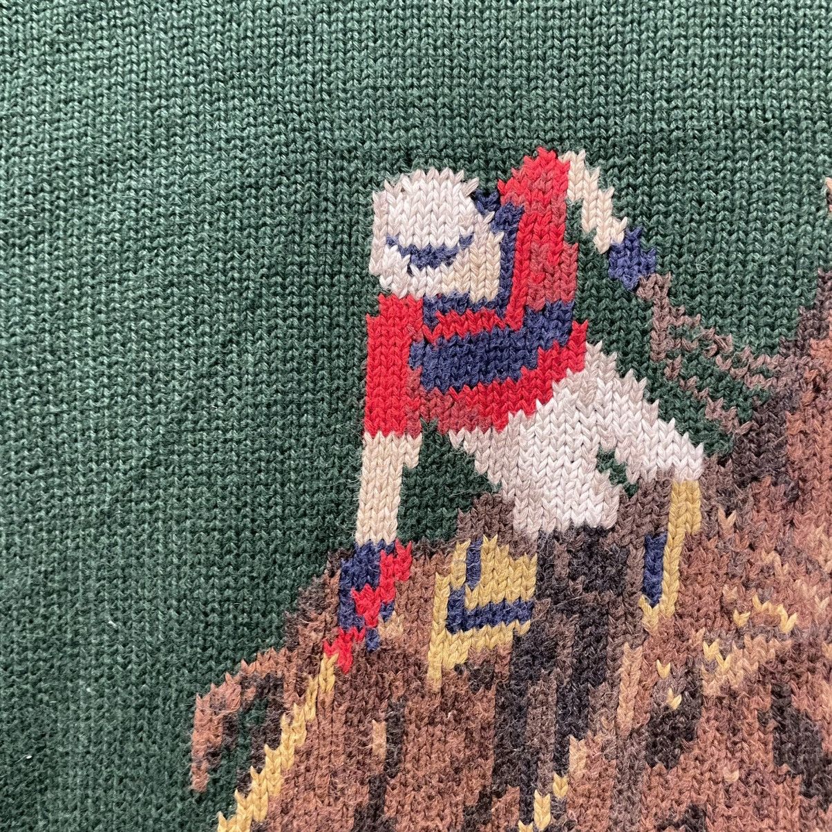 Ralph Lauren Polo Ralph Lauren Polo Player Intarsia Knit Sweater💥 Size US S / EU 44-46 / 1 - 12 Thumbnail