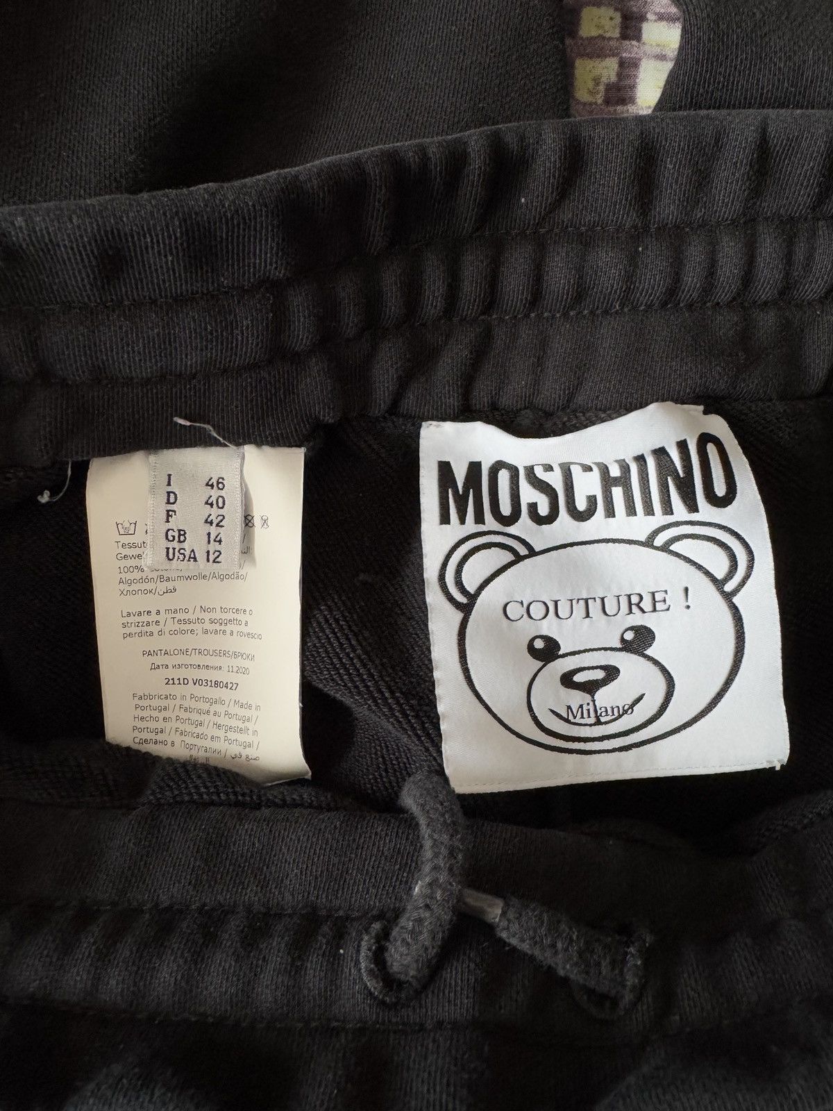 Moschino Moschino Teddy Selfie Joggers Size 30" / US 8 / IT 44 - 5 Thumbnail