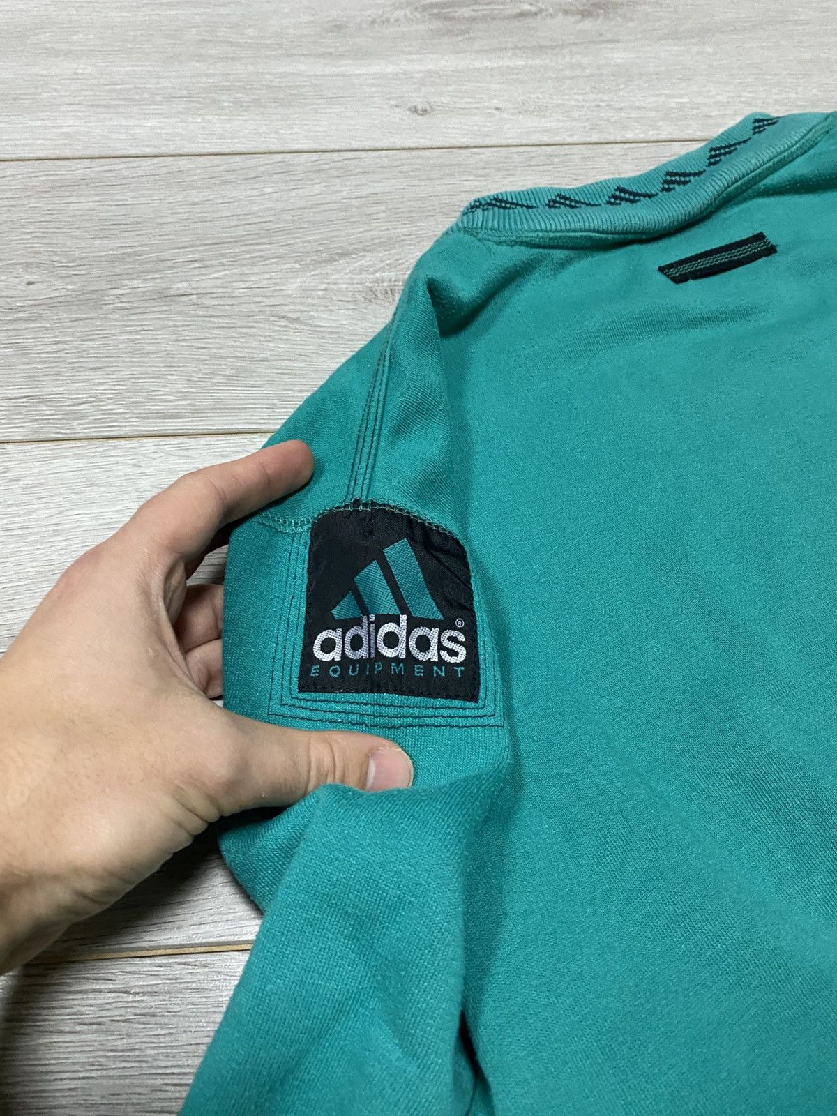 Adidas Adidas Equipment 90s monogram vintage sweatshirt big logo Size US M / EU 48-50 / 2 - 12 Thumbnail