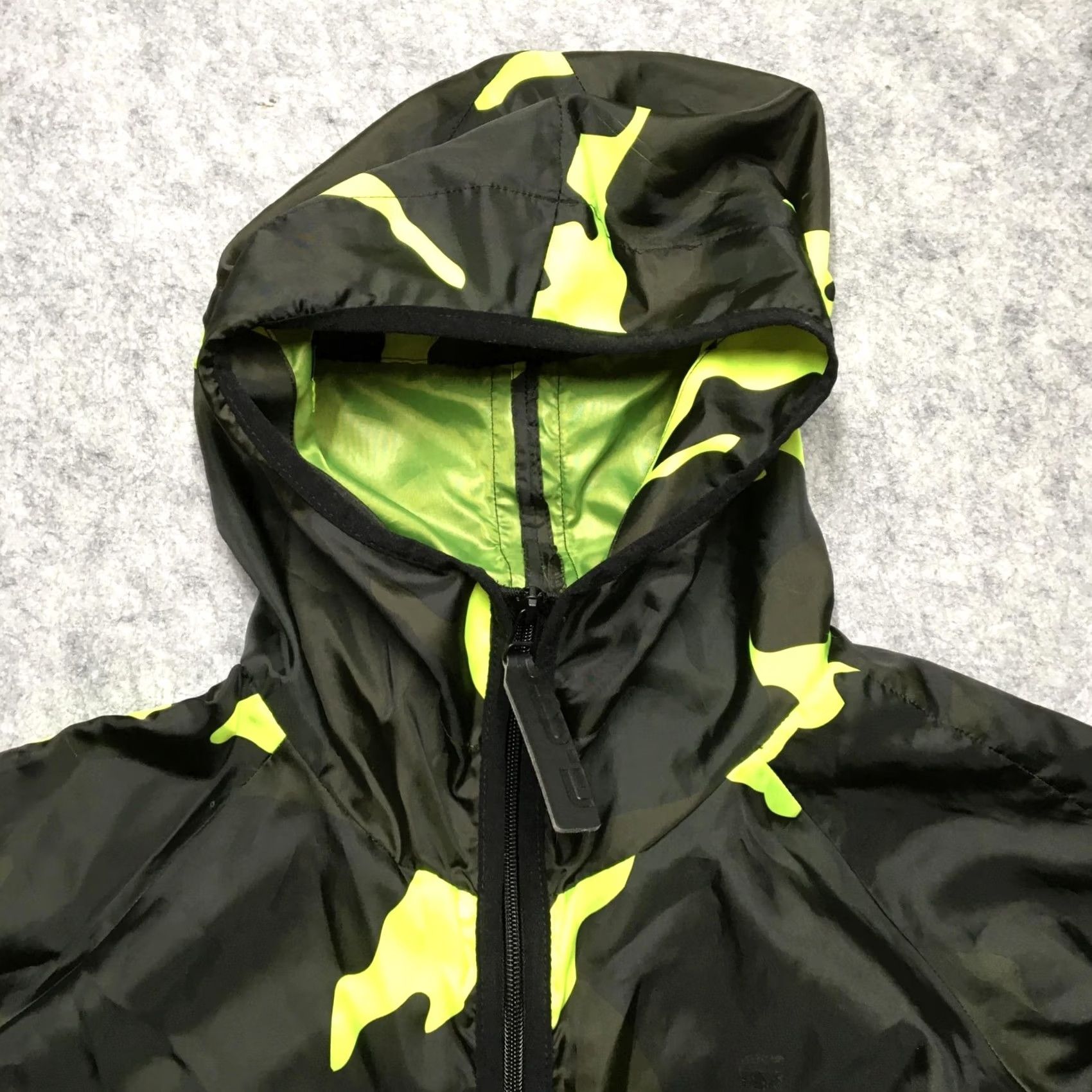 Vintage G-Star RAW STRT HDD OVERSHIRT Jacket Men L Black Neon Camo Hooded Lightweight Windbreaker Zip Pockets Size US L / EU 52-54 / 3 - 5 Thumbnail