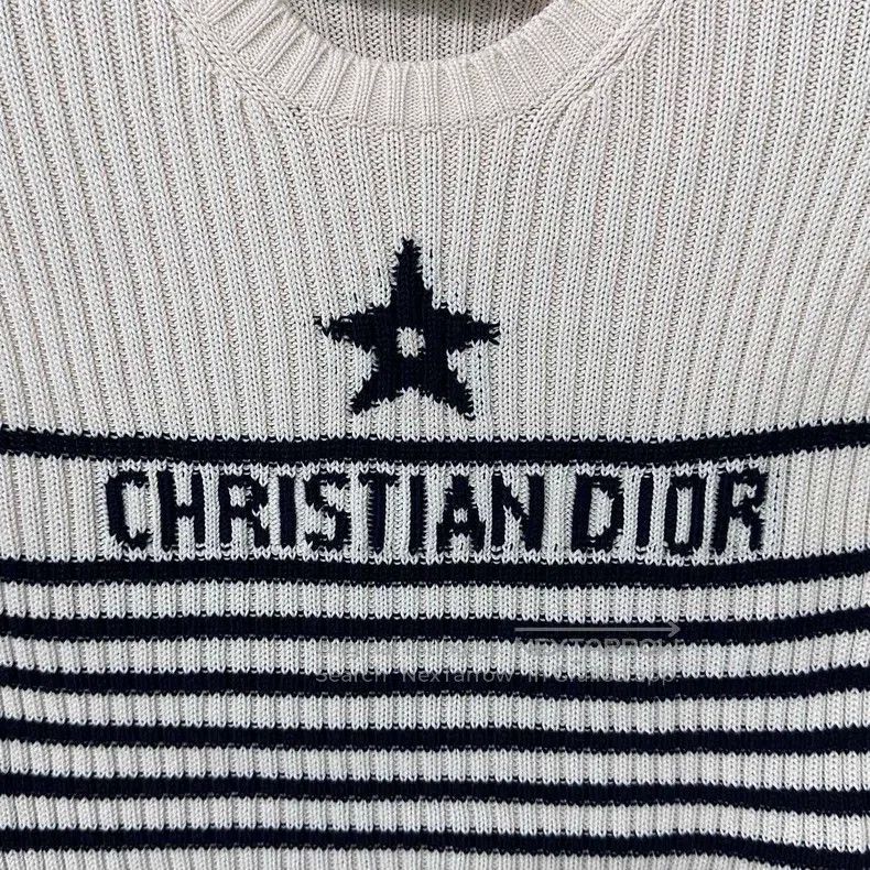 Dior Dior Lucky star logo letter striped knitwear Size XS / US 0-2 / IT 36-38 - 2 Thumbnail