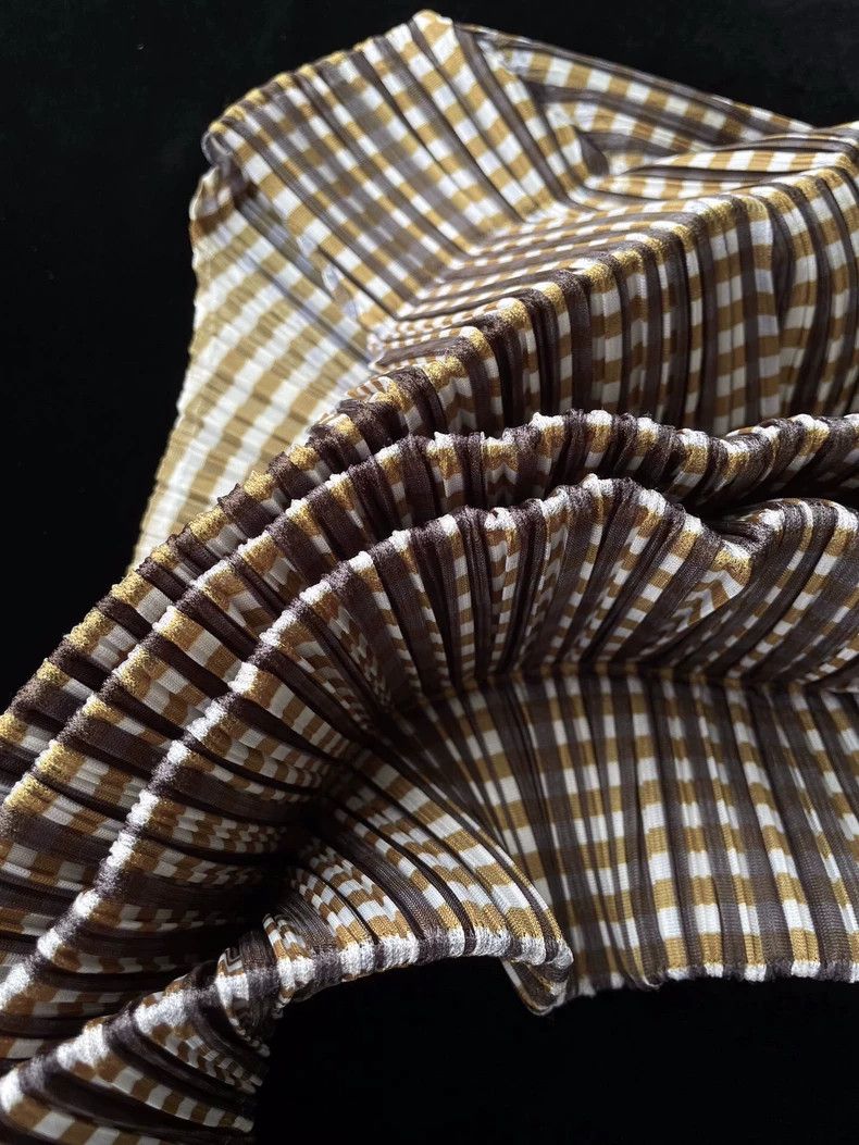 Issey Miyake Issey Miyake size:3 Brown bamboo long-sleeved top Size M / US 6-8 / IT 42-44 - 1 Thumbnail